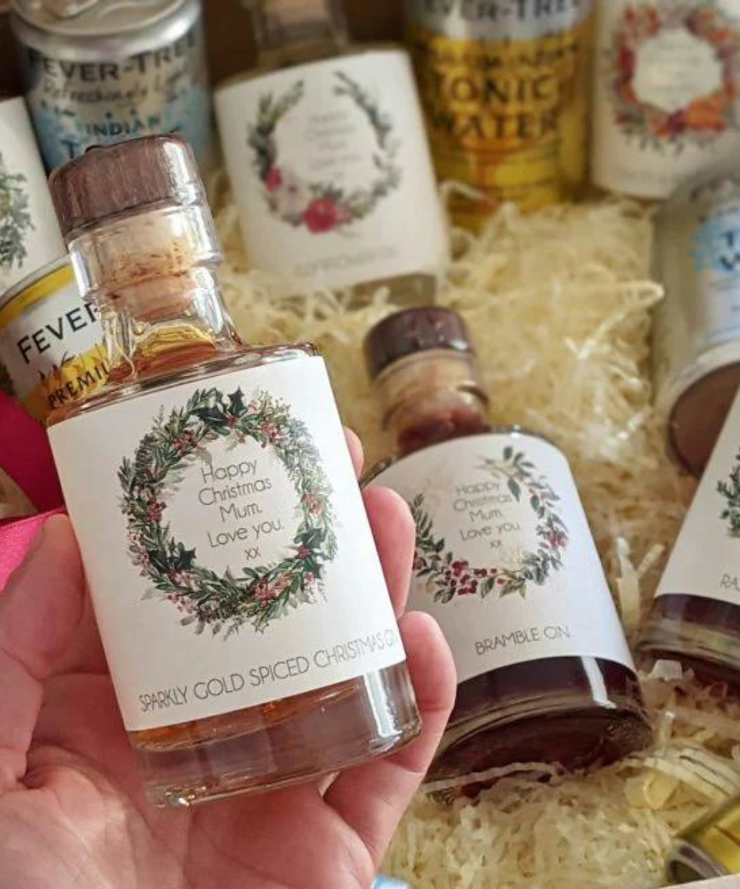 MixPixie Personalised Gin Advent Calendar And Christmas Box