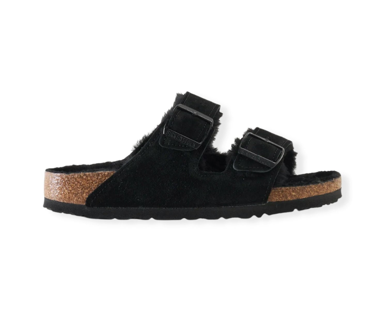 Birkenstock Womens Arizona Fell In Black