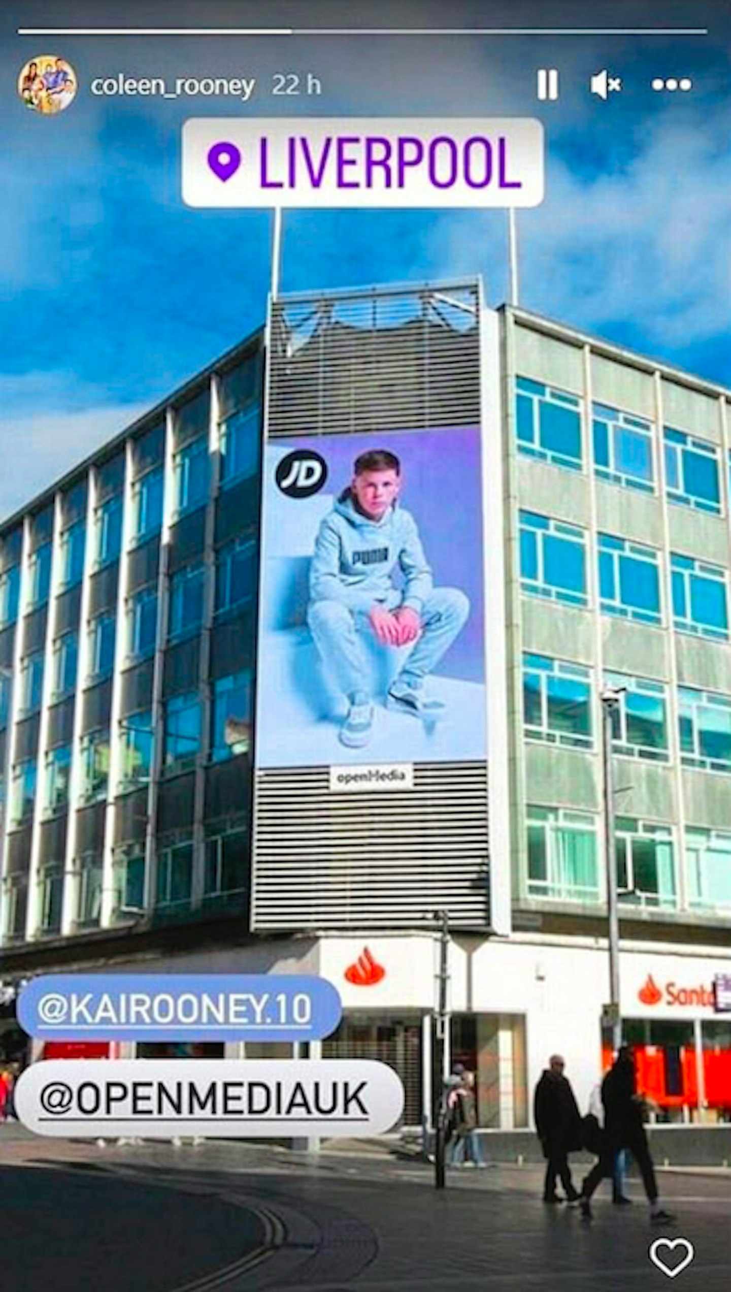 coleen rooney son advertising puma