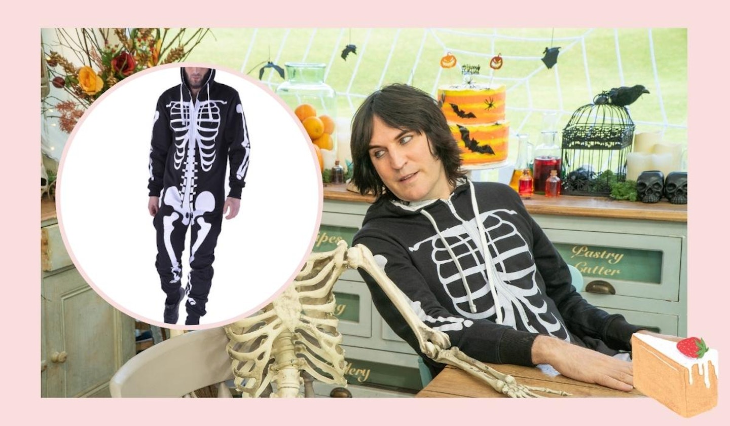 Noel's Skeleton Bones Onesie (Week Six)