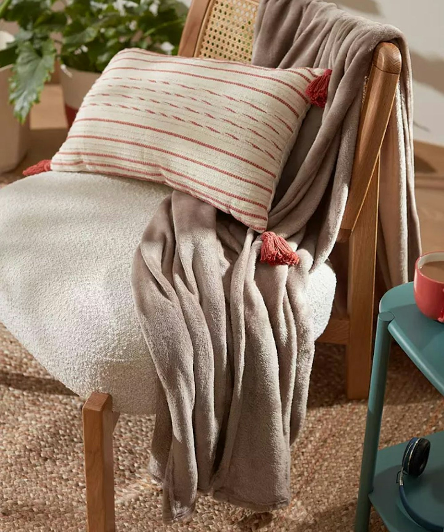 John Lewis ANYDAY Fleece Throw