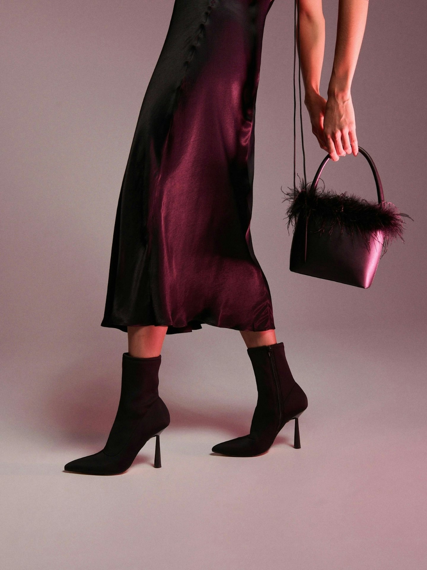 Reserved feather crossbody bag