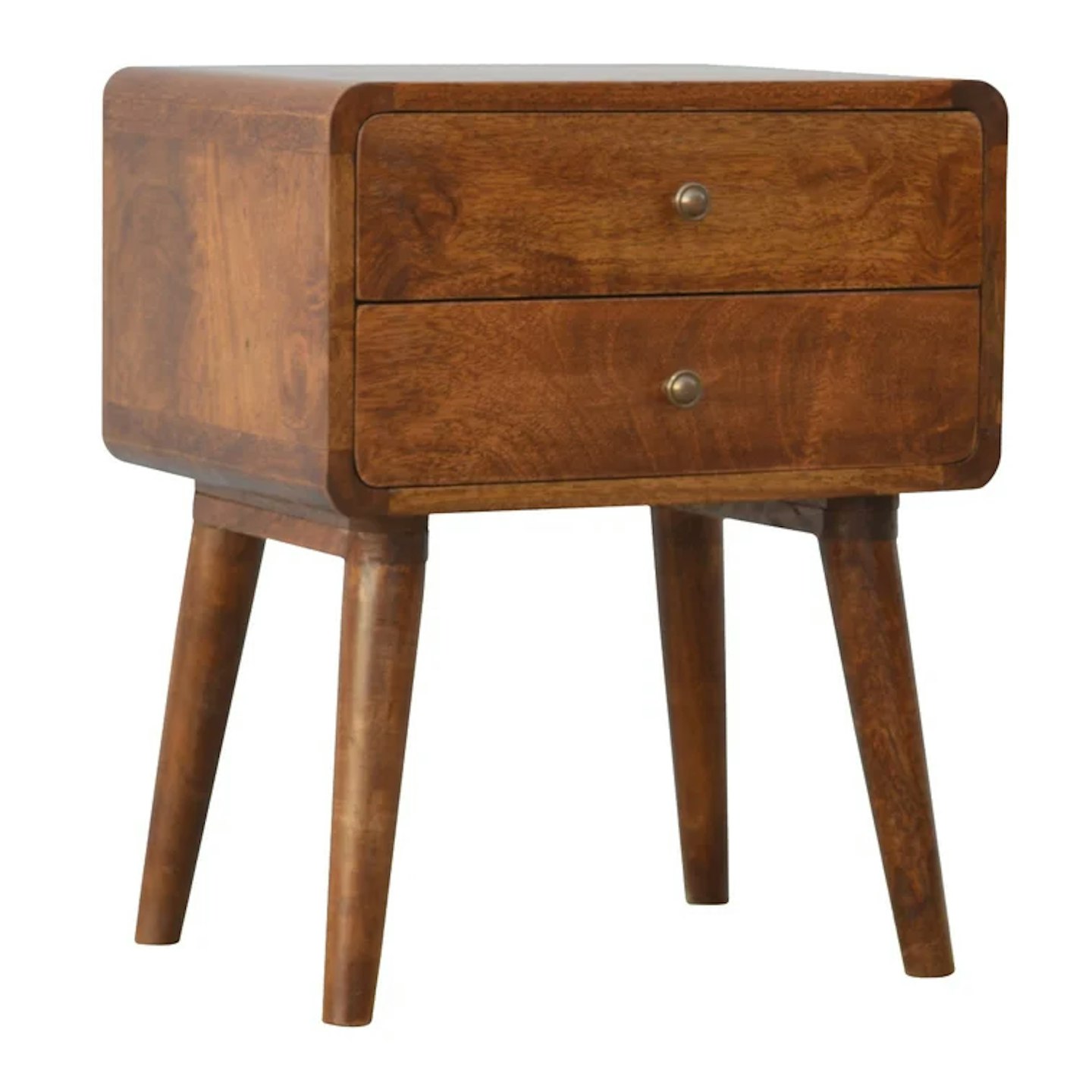 George Oliver Solid Wood Bedside Table