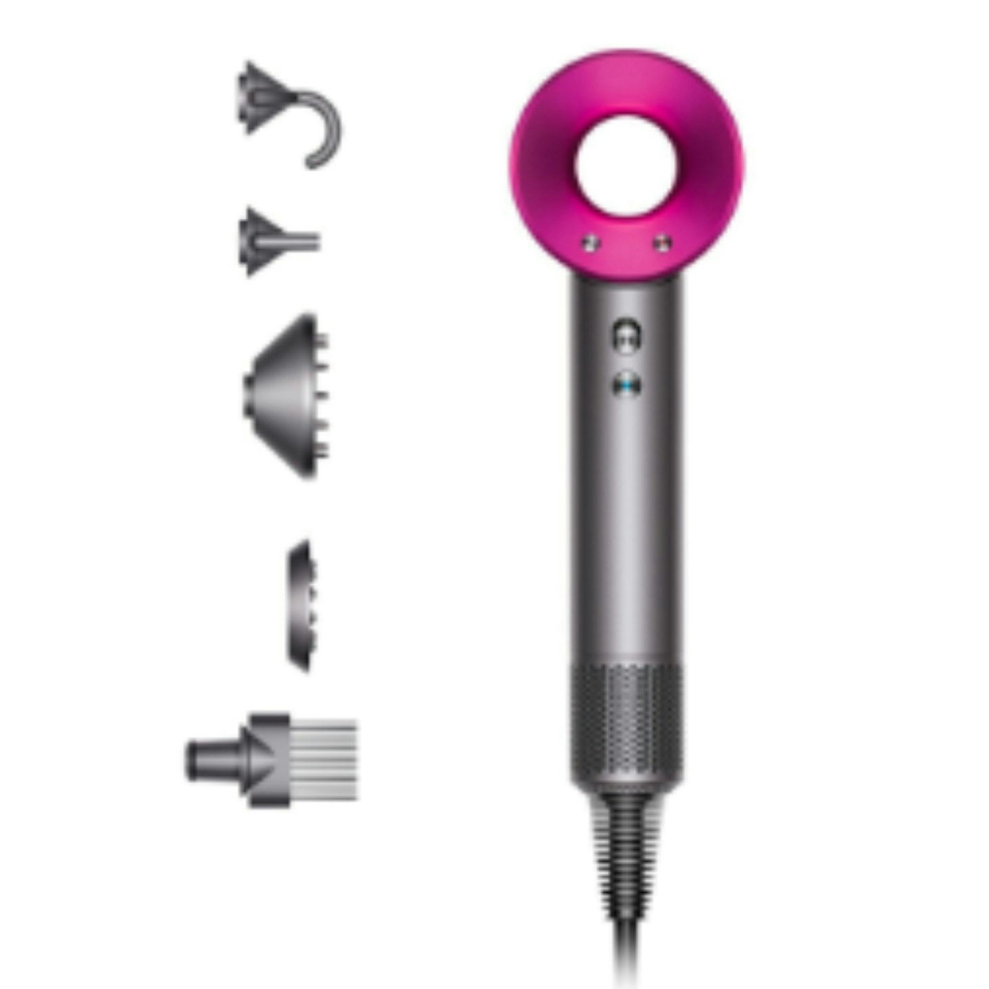 Dyson Supersonicā¢ hair dryer (Iron/Fuchsia) - Refurbished
