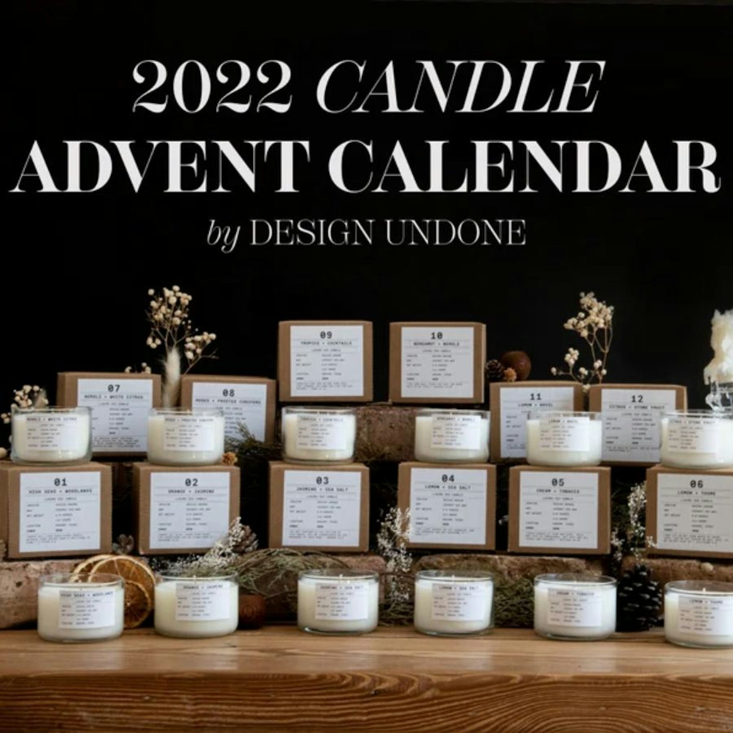 Etsy Candle Advent Calendar
