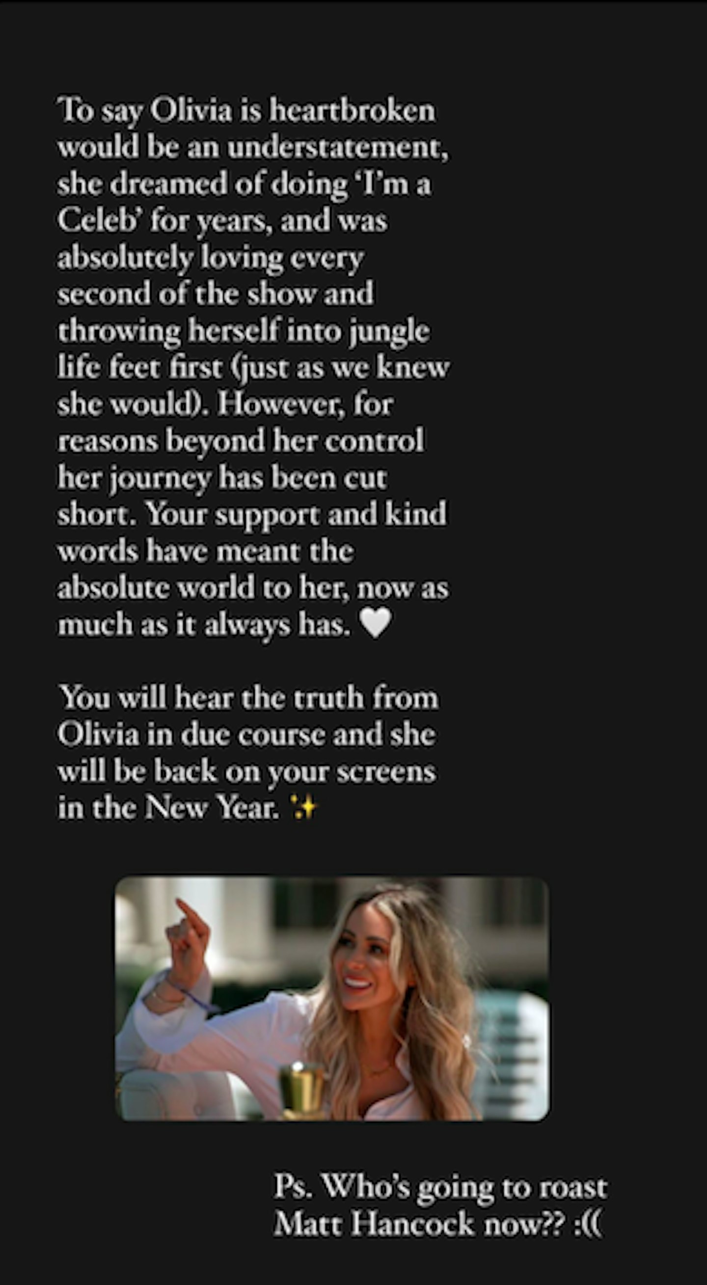 olivia attwood statement