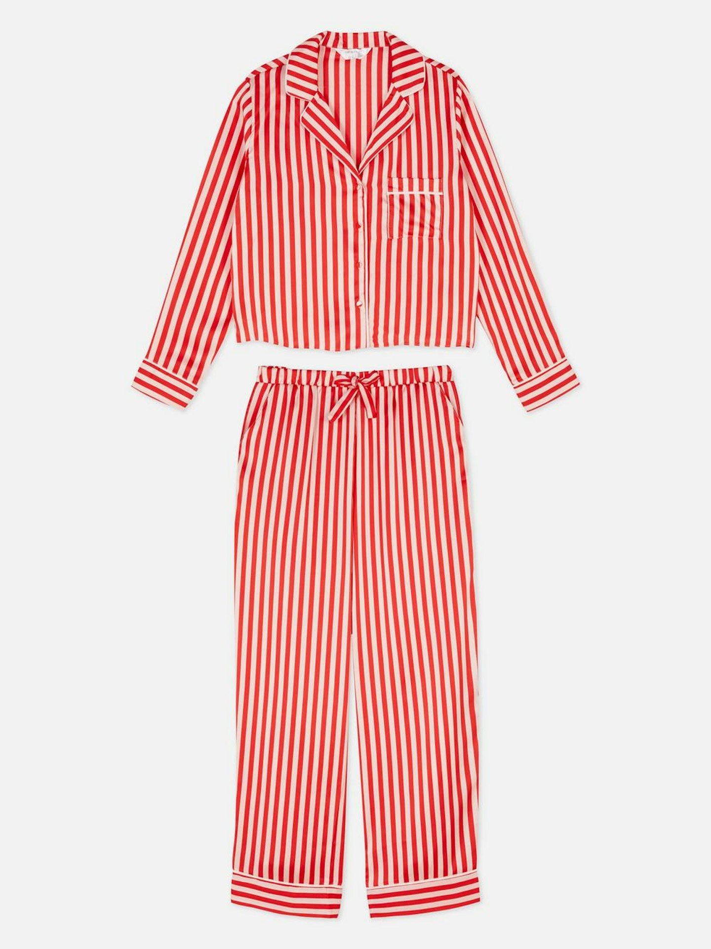 Primark Striped Satin Pyjamas