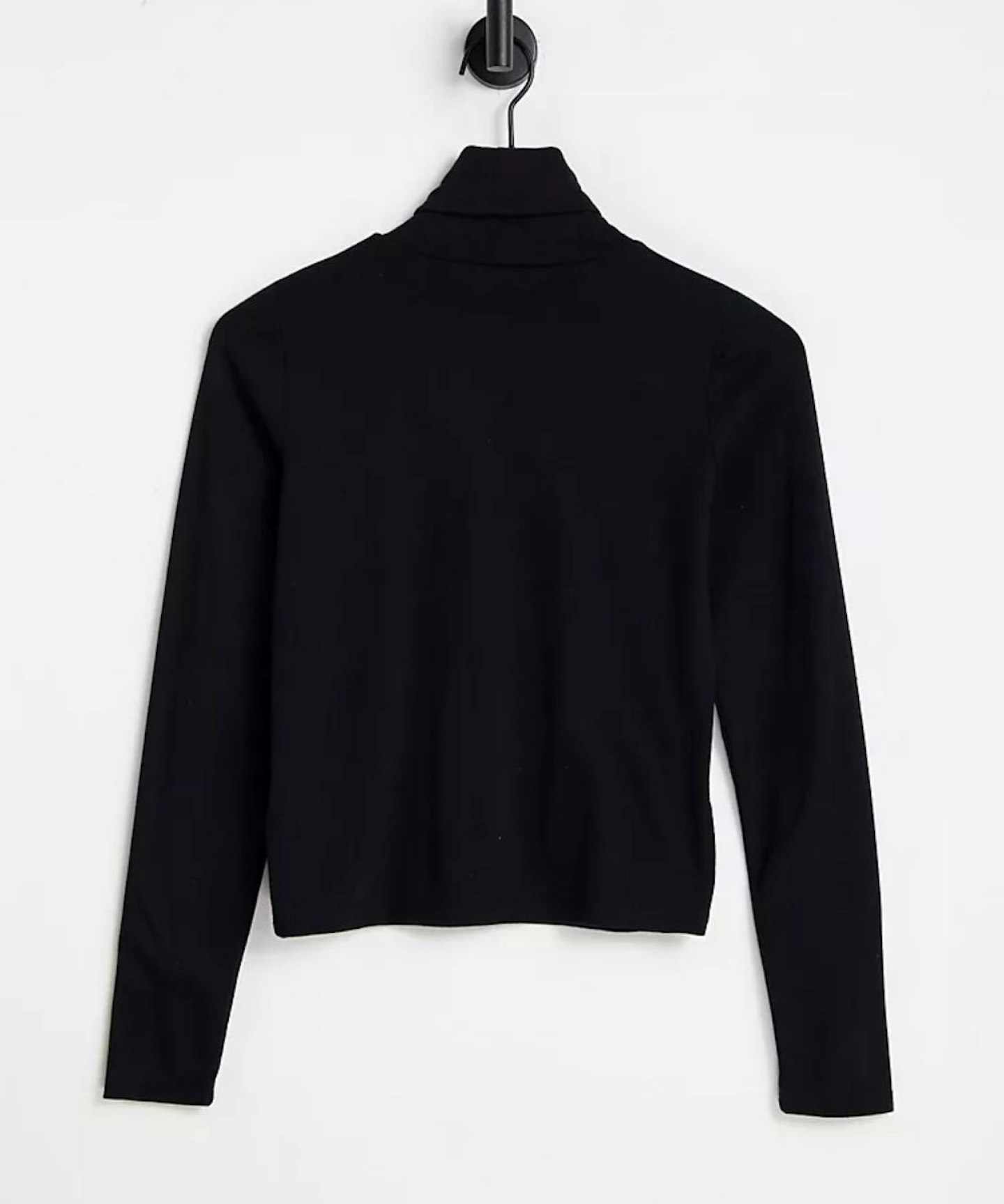 Cotton:On long sleeve roll neck top in black