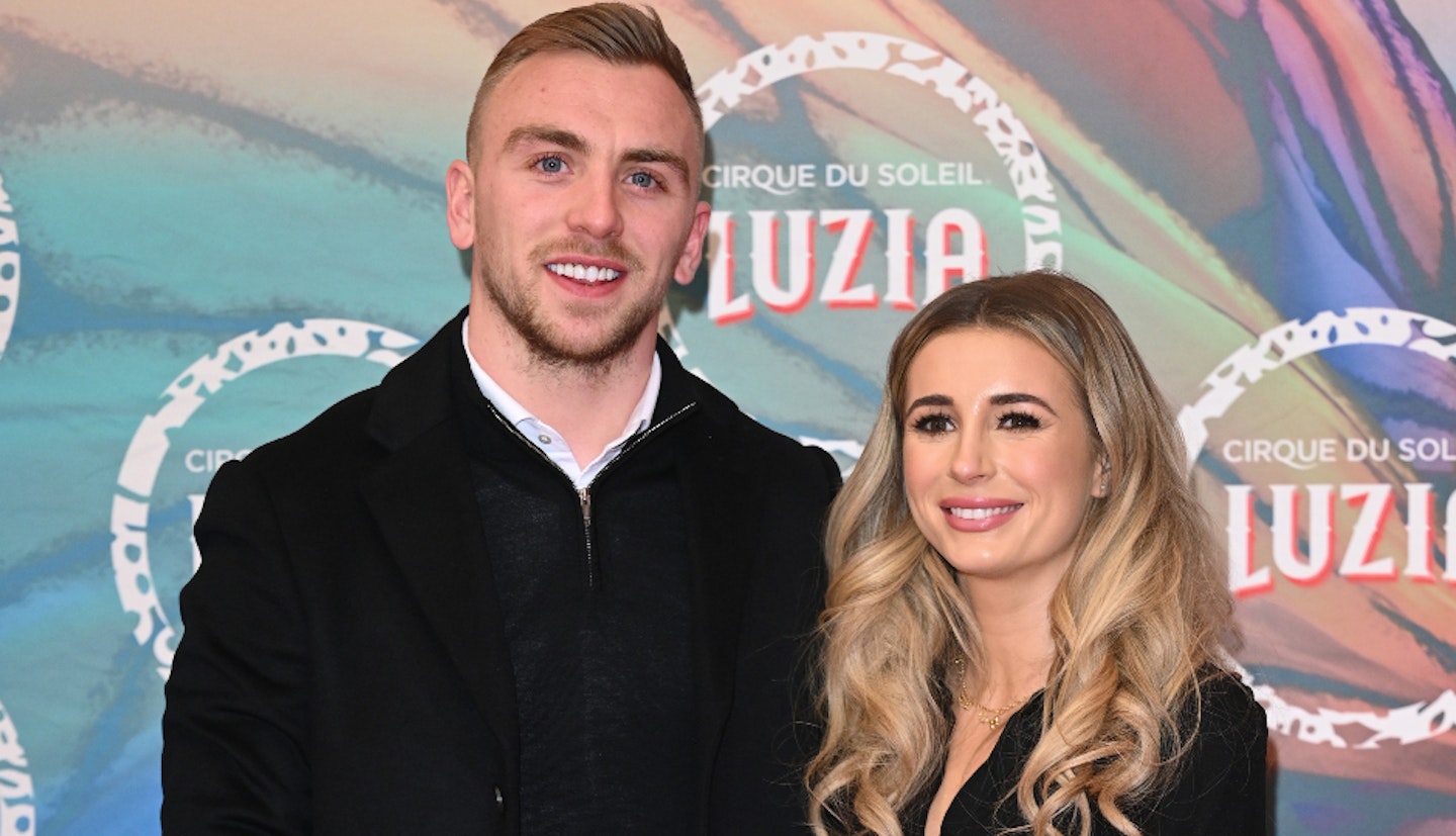 Jarrod Bowen and Dani Dyer on the red carpet at Cirque du Soleil's LUZIA premiere