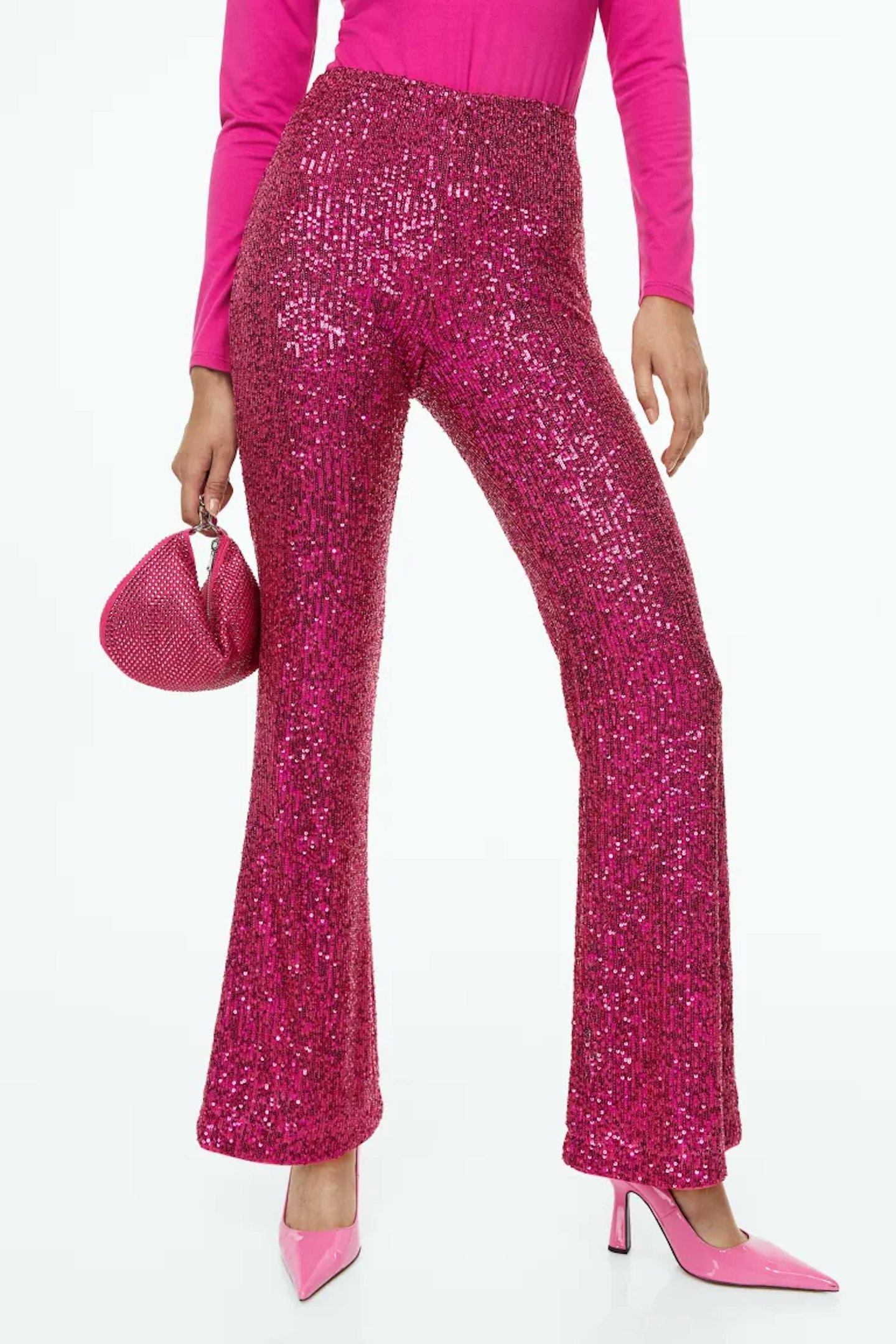 Sequined trousers