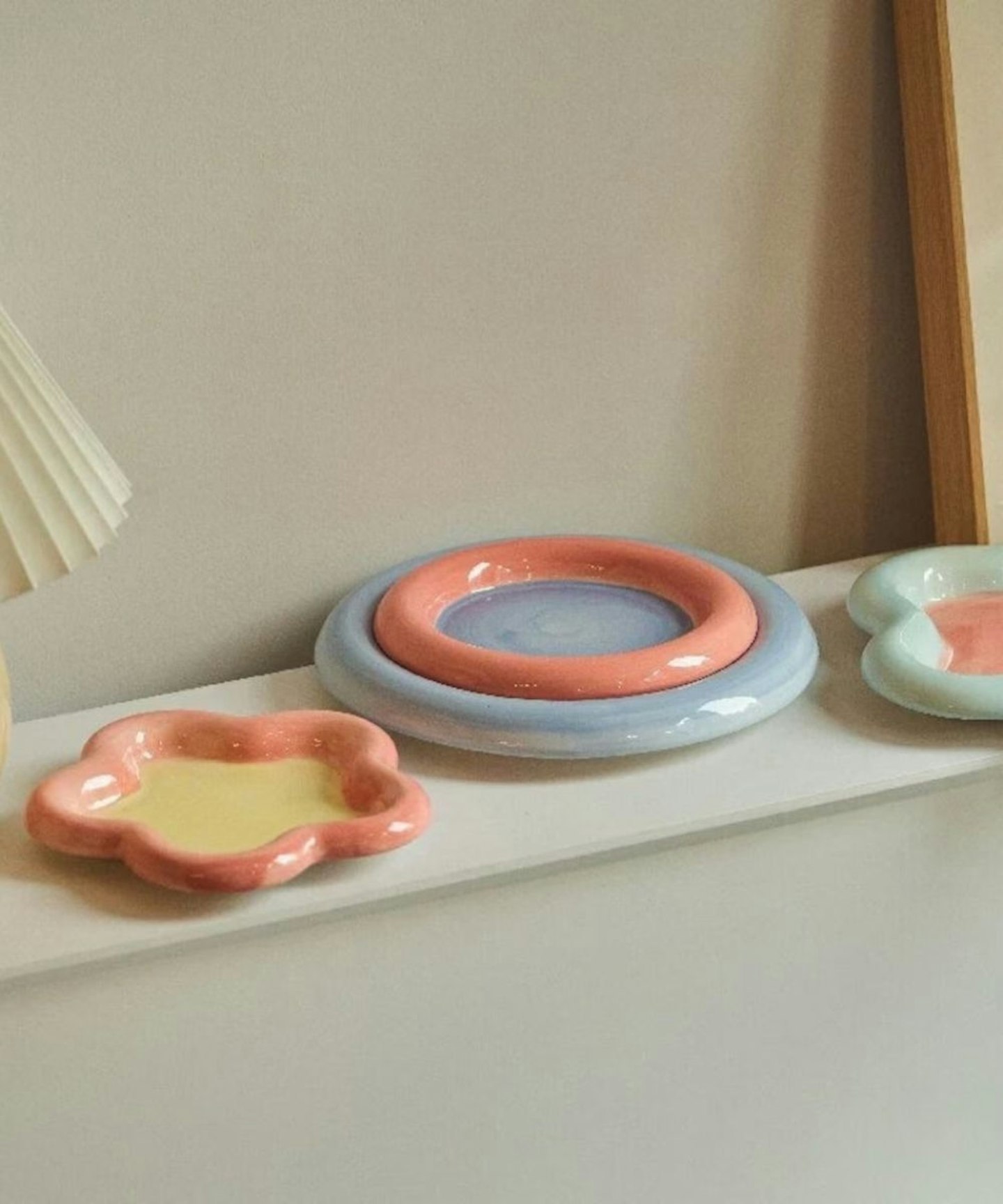 CornflowerCeramics Chunky pastel plate