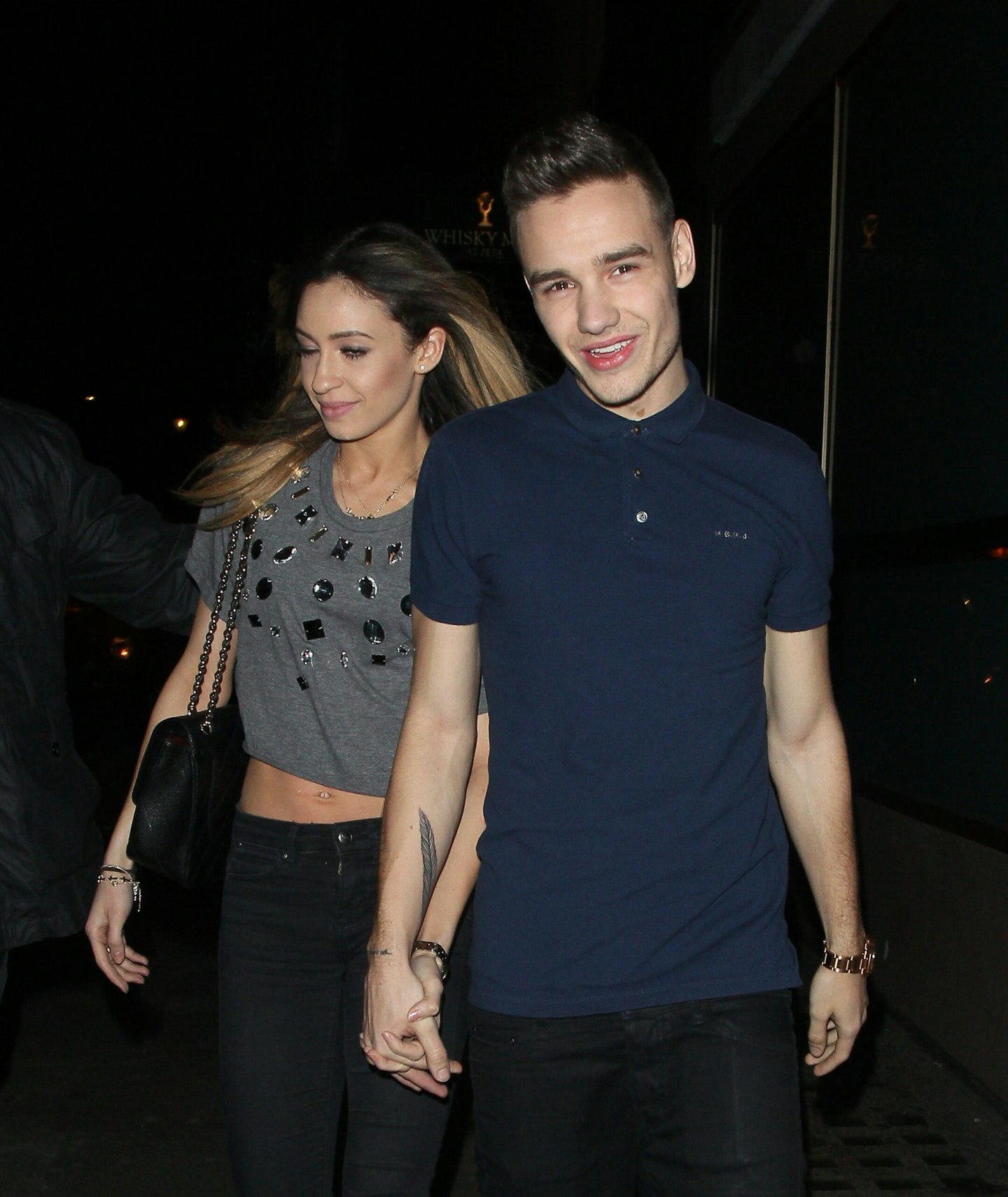 danielle peazer liam payne holding hands and smiling