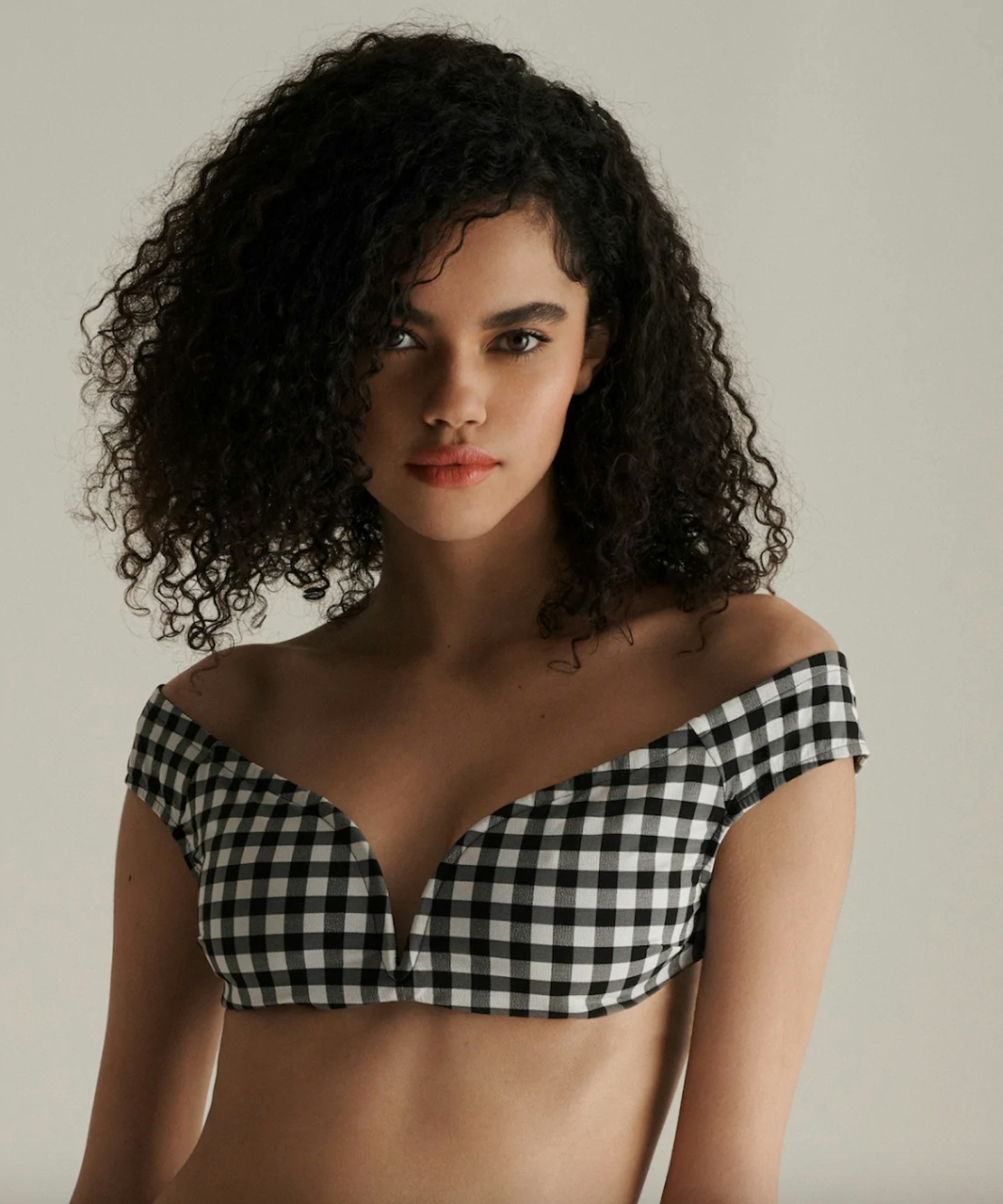 Livy Eclipse Soft Bandeau Check Print