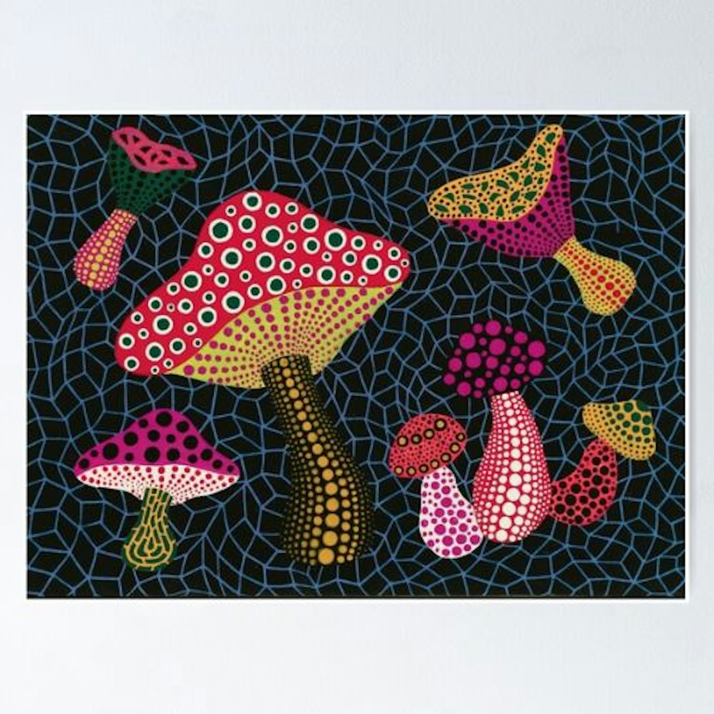 yayoi kusama art Poster - Mushroom