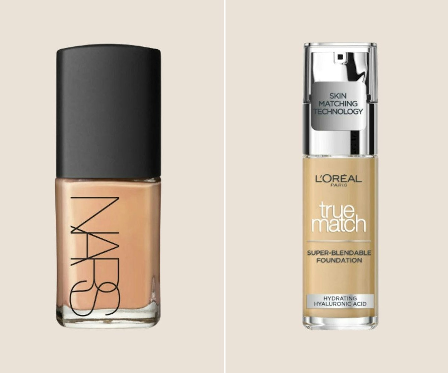 NARS Sheer Glow & L'Oréal True Match
