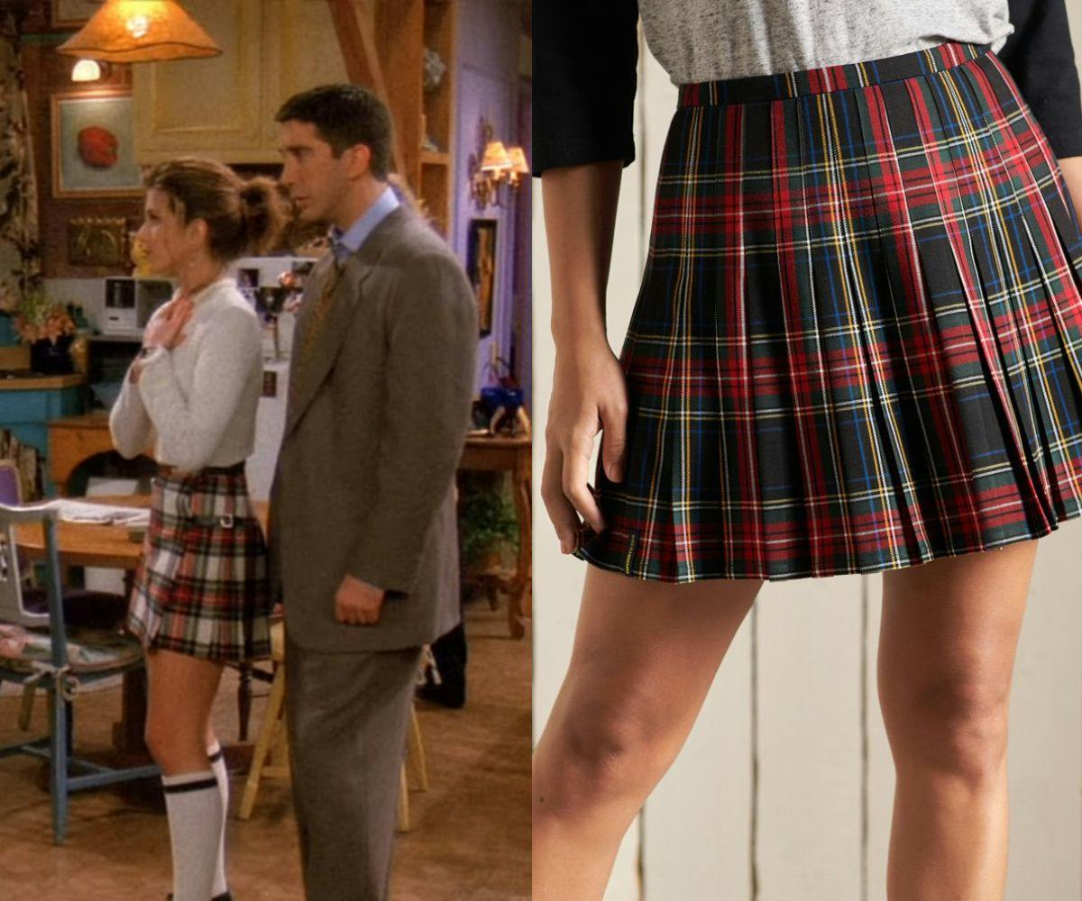 Rachel green sales red skirt