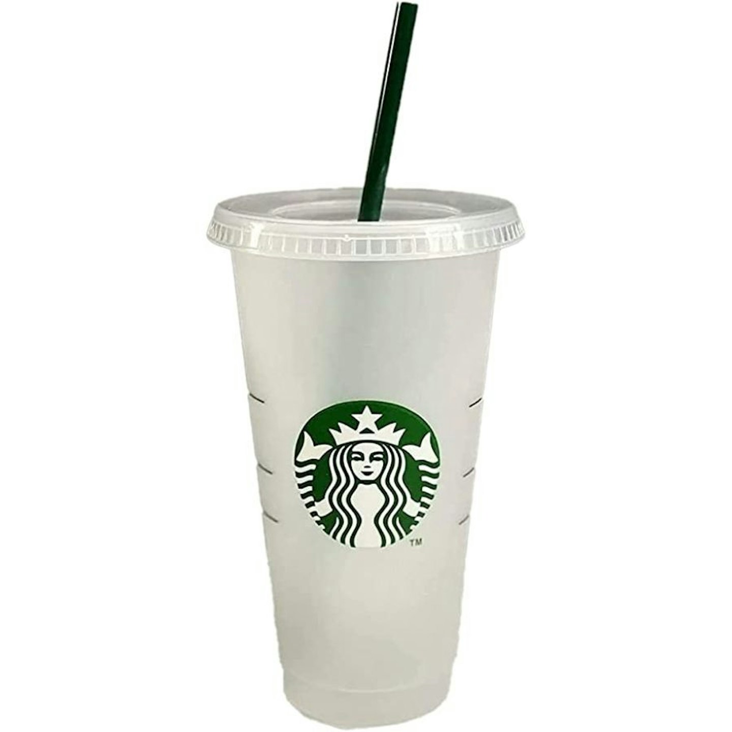 Starbucks Siren Logo Reusable Plastic Cold Cup