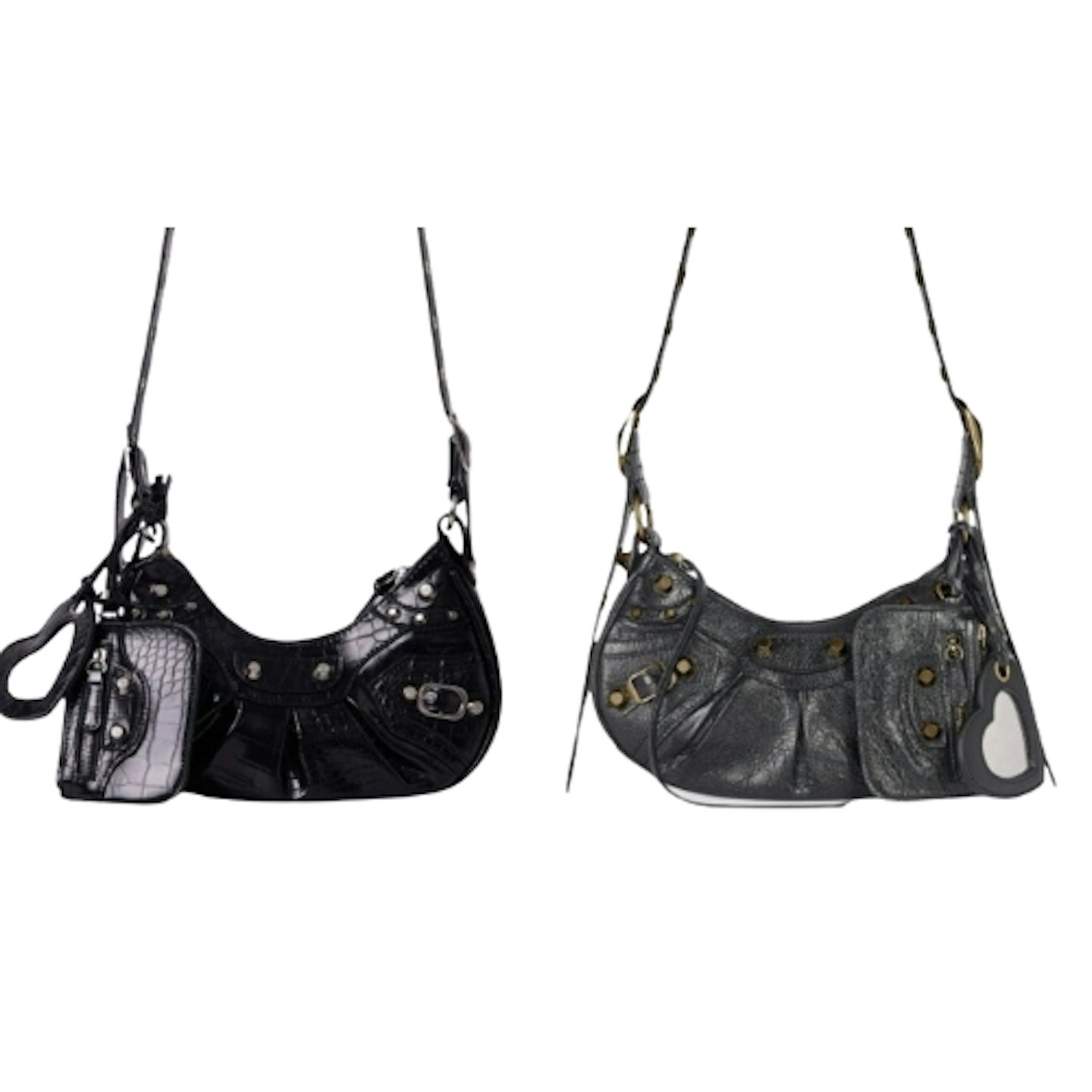 Balenciaga Le Cagole Shoulder Bag & EGO Black Shoulder Bag