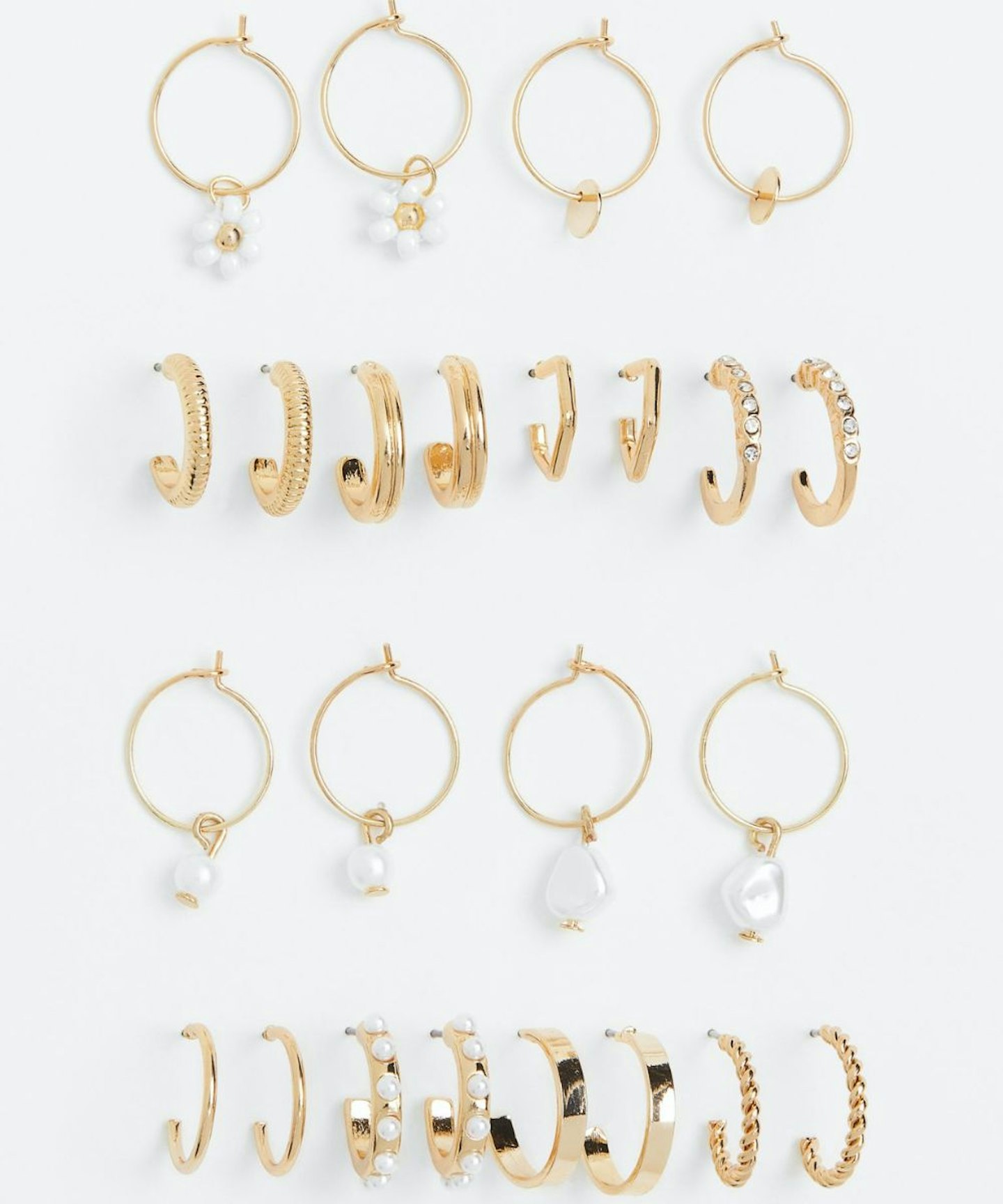 H&M 12 pairs earrings