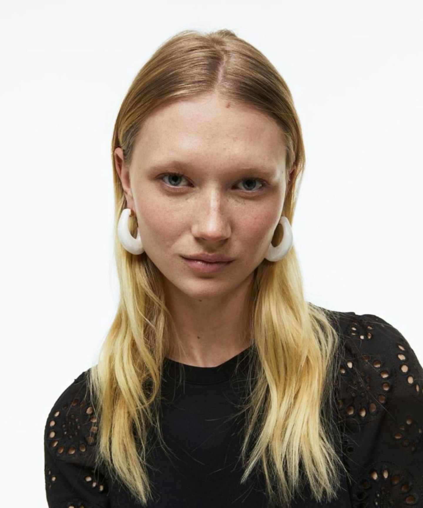 H&M Asymmetrical hoop earrings