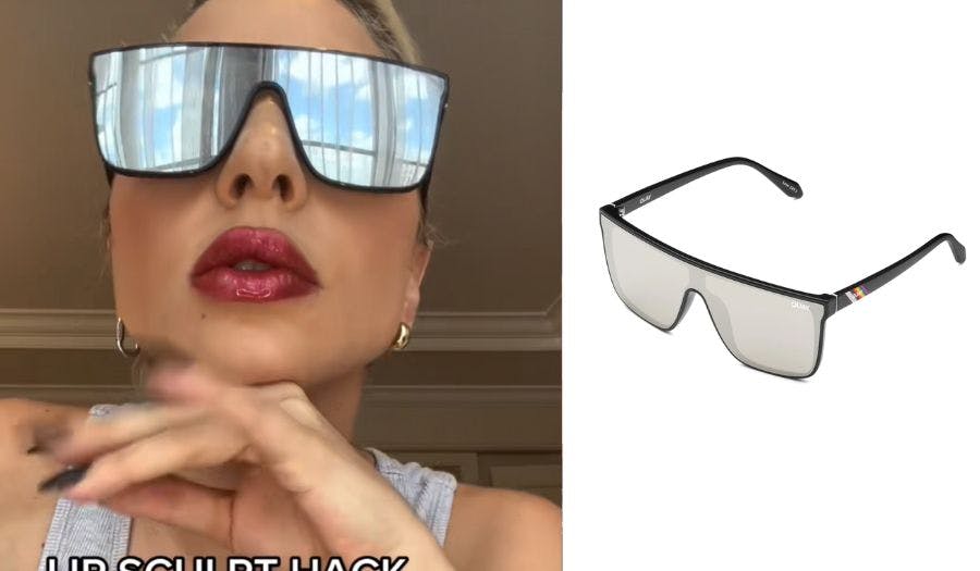 Celebrities fashion in quay sunglasses