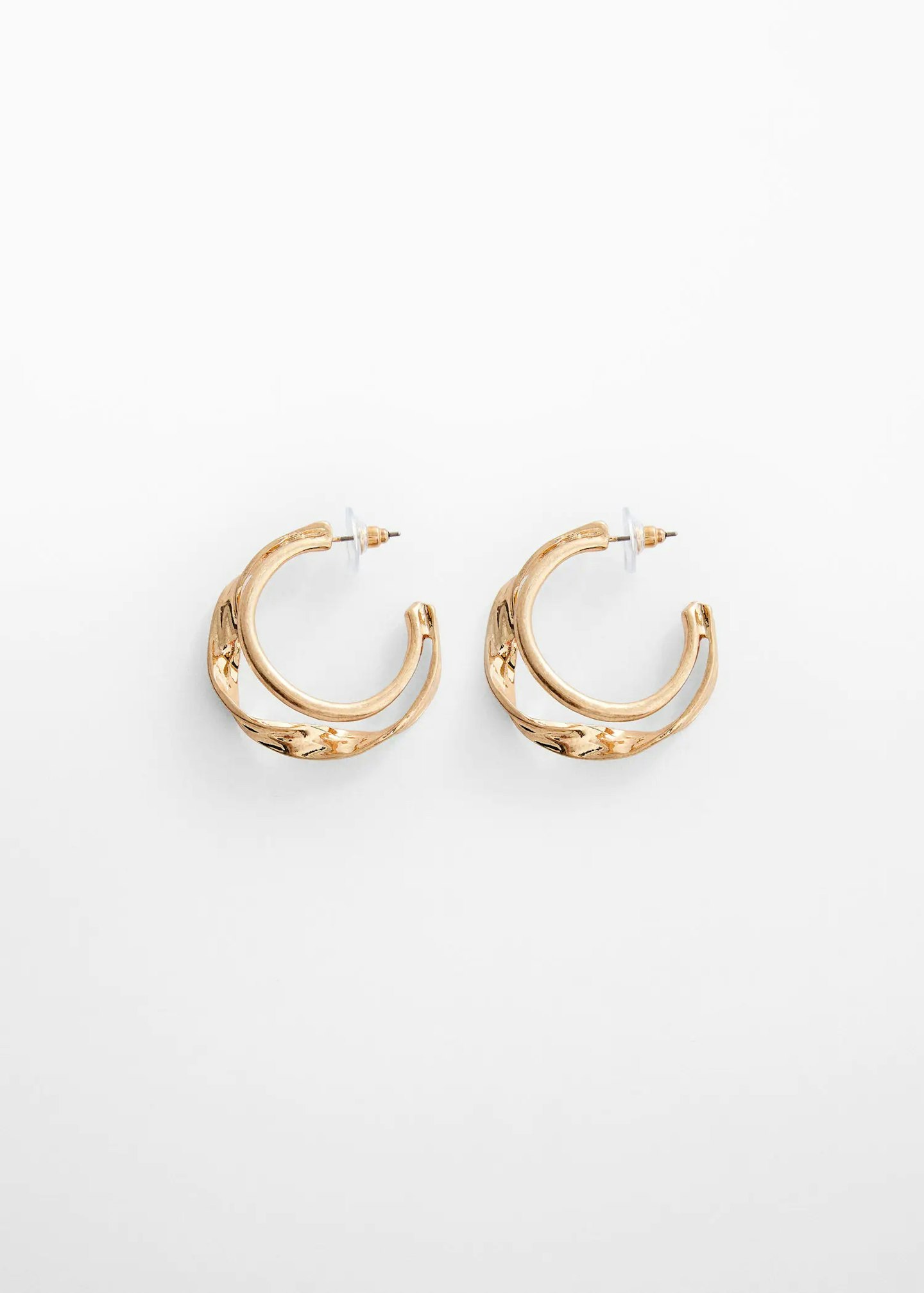 Mango hoop earrings