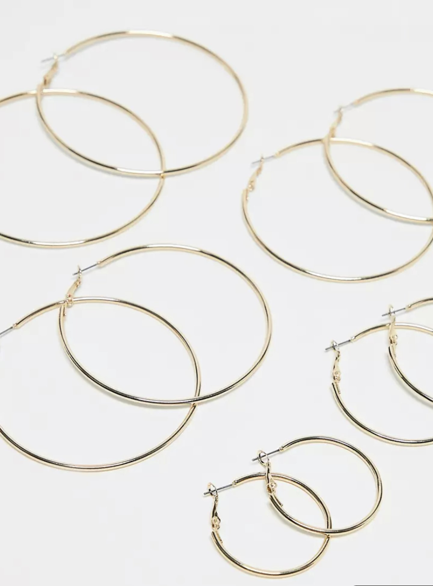 ASOS gold hoop earrings