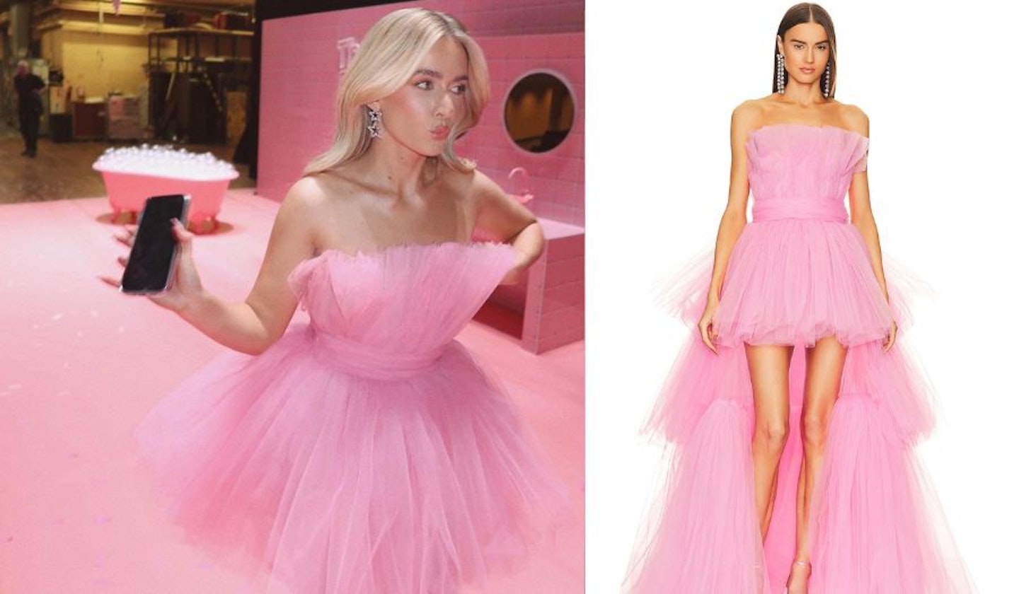 Sophia's Pink Puffer Dress