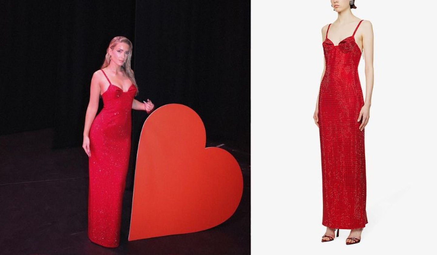 Sophia's Red Maxi Dress