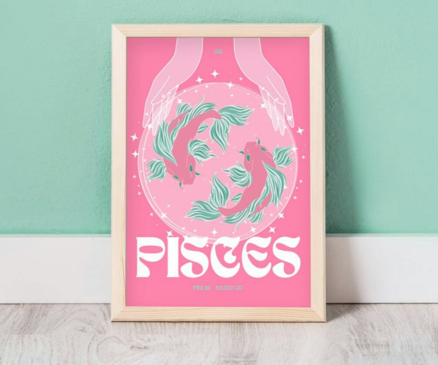 Pisces Zodiac Print