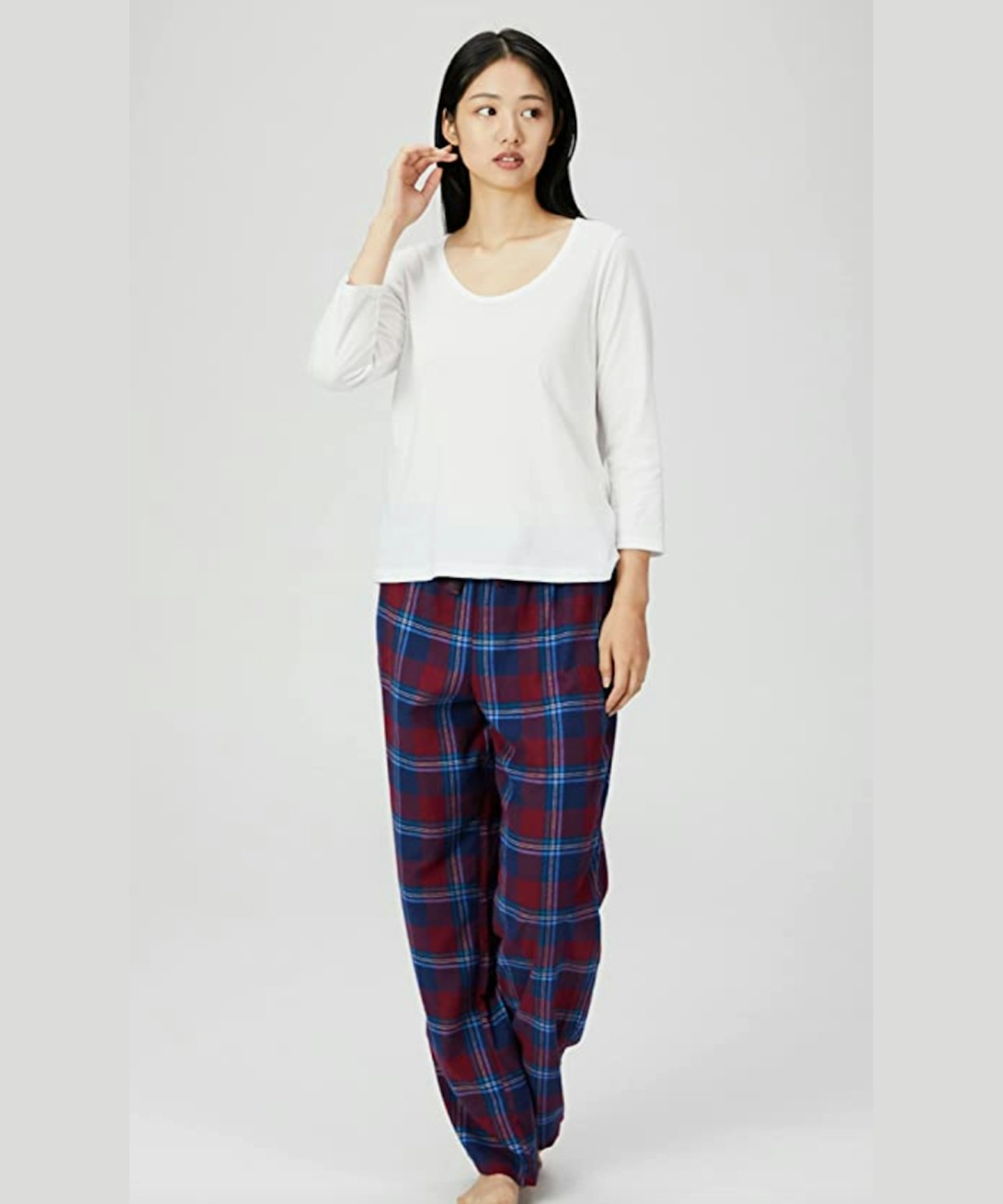Iris & Lilly Women's Flannel Pyjama Set