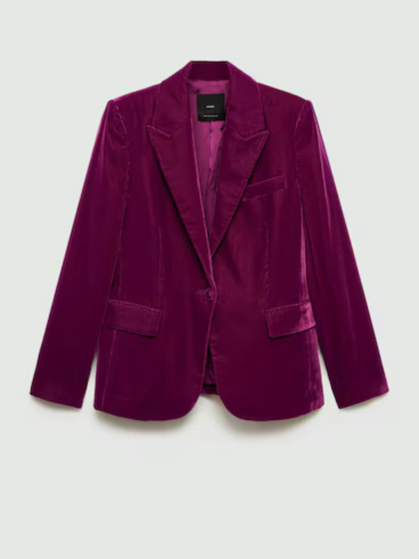 Mango Structured Velvet Jacket