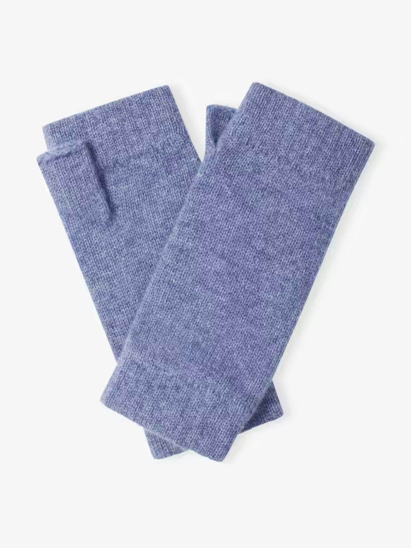 Brora Cashmere Wristwarmers In Iris