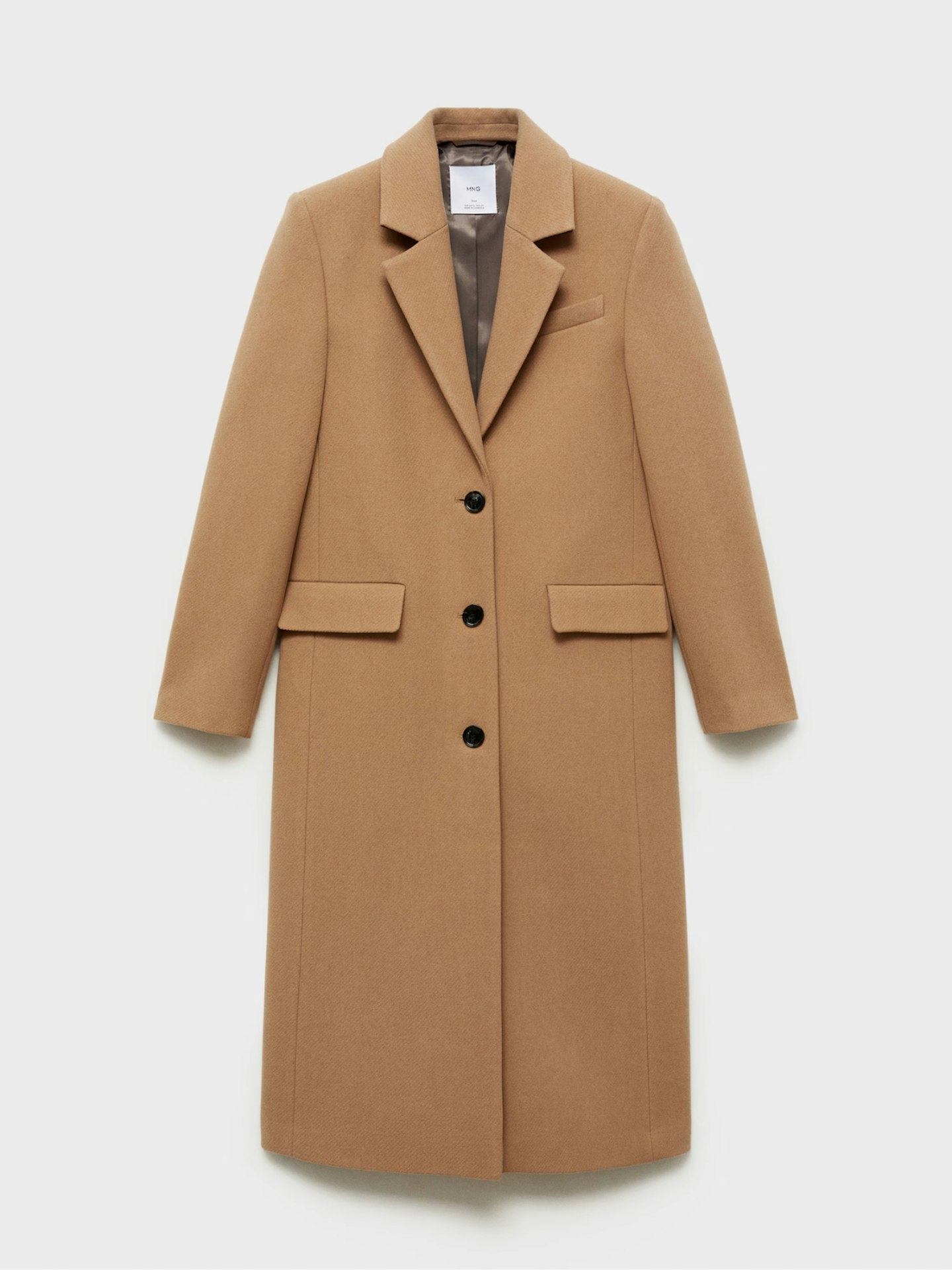 Mango Tailored Wool Coat