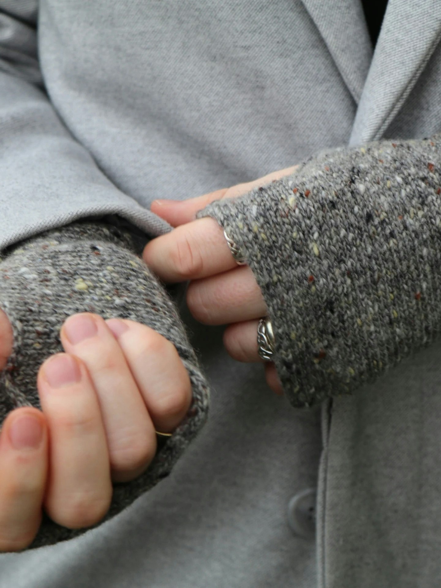 Etsy Birdgirl Pure Merino Wool Wrist Warmers