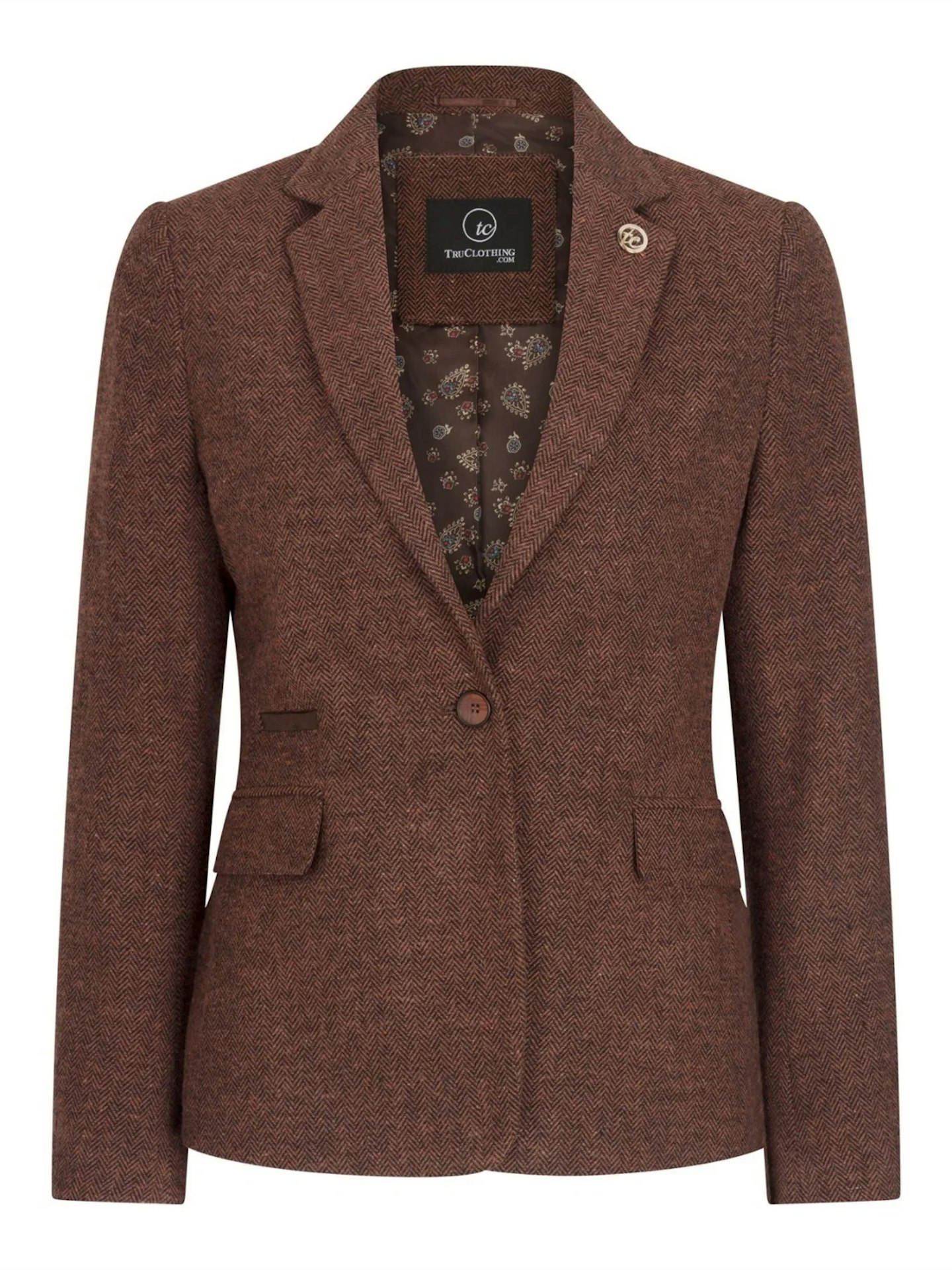 Claudia's Brown Tweed Blazer Dupe