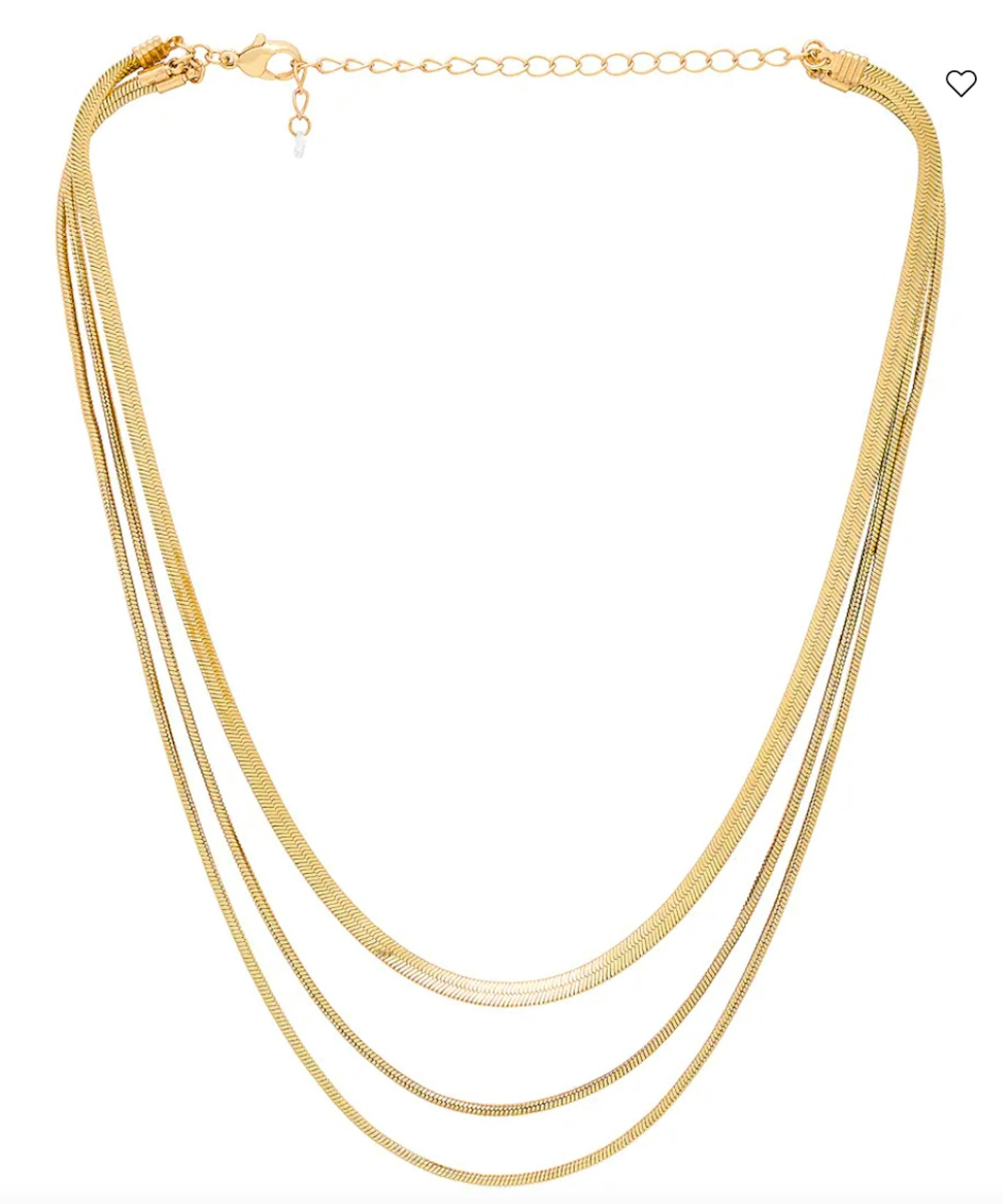 Layered Herringbone Necklace