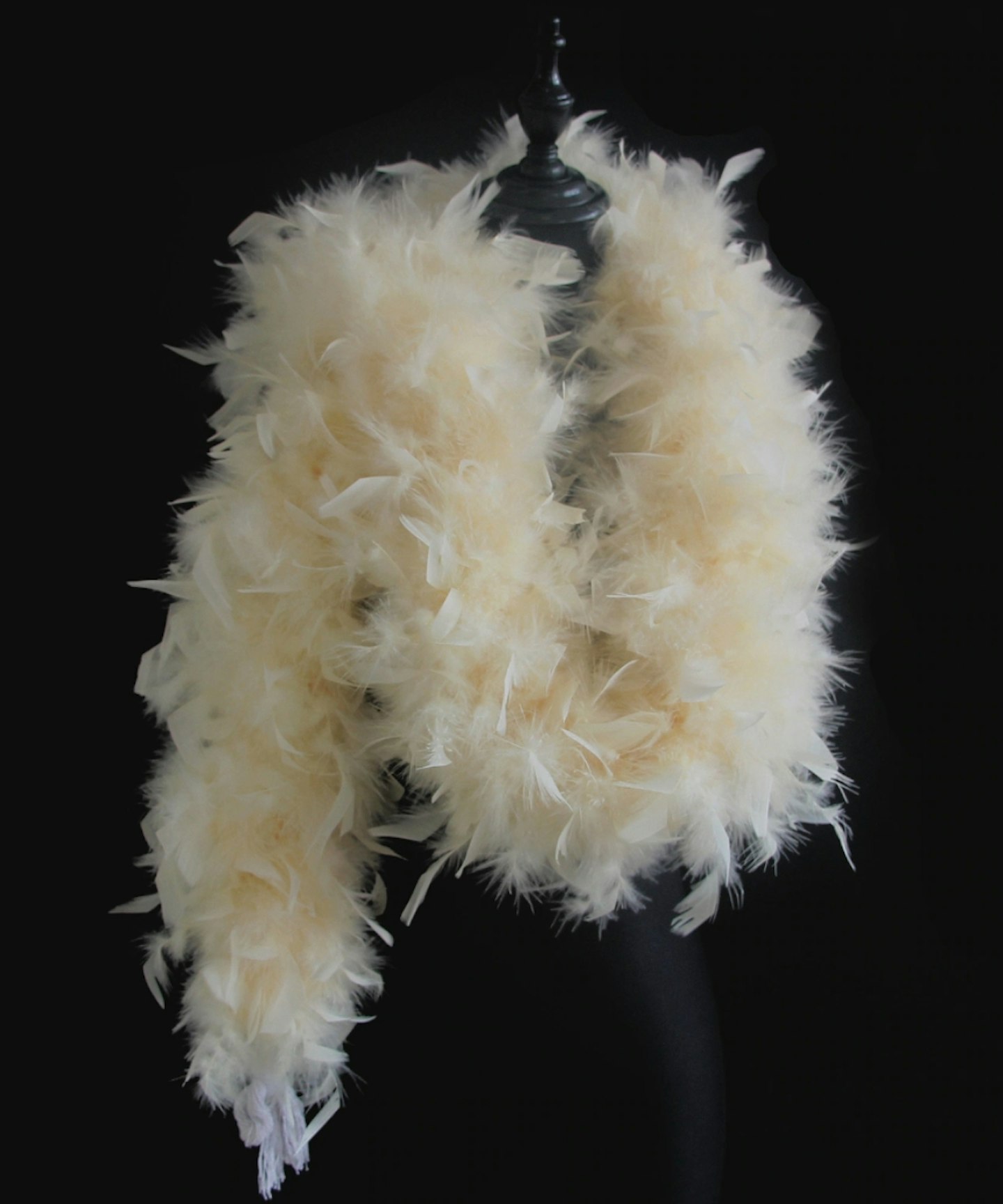 Champagne Colour 100 Gram Chandelle Feather Boa