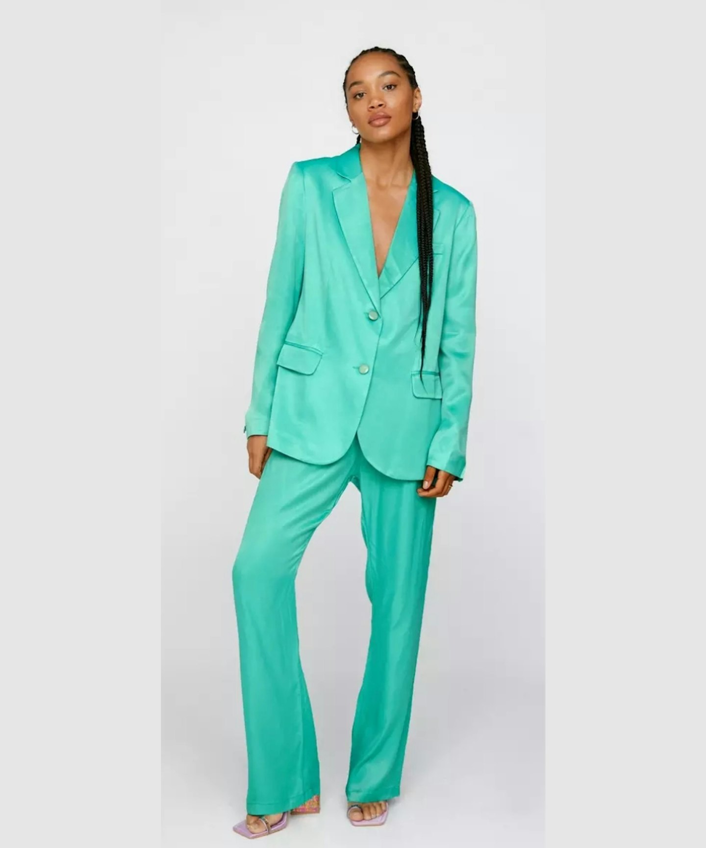 NastyGal Tailored Blazer And Trouser Set