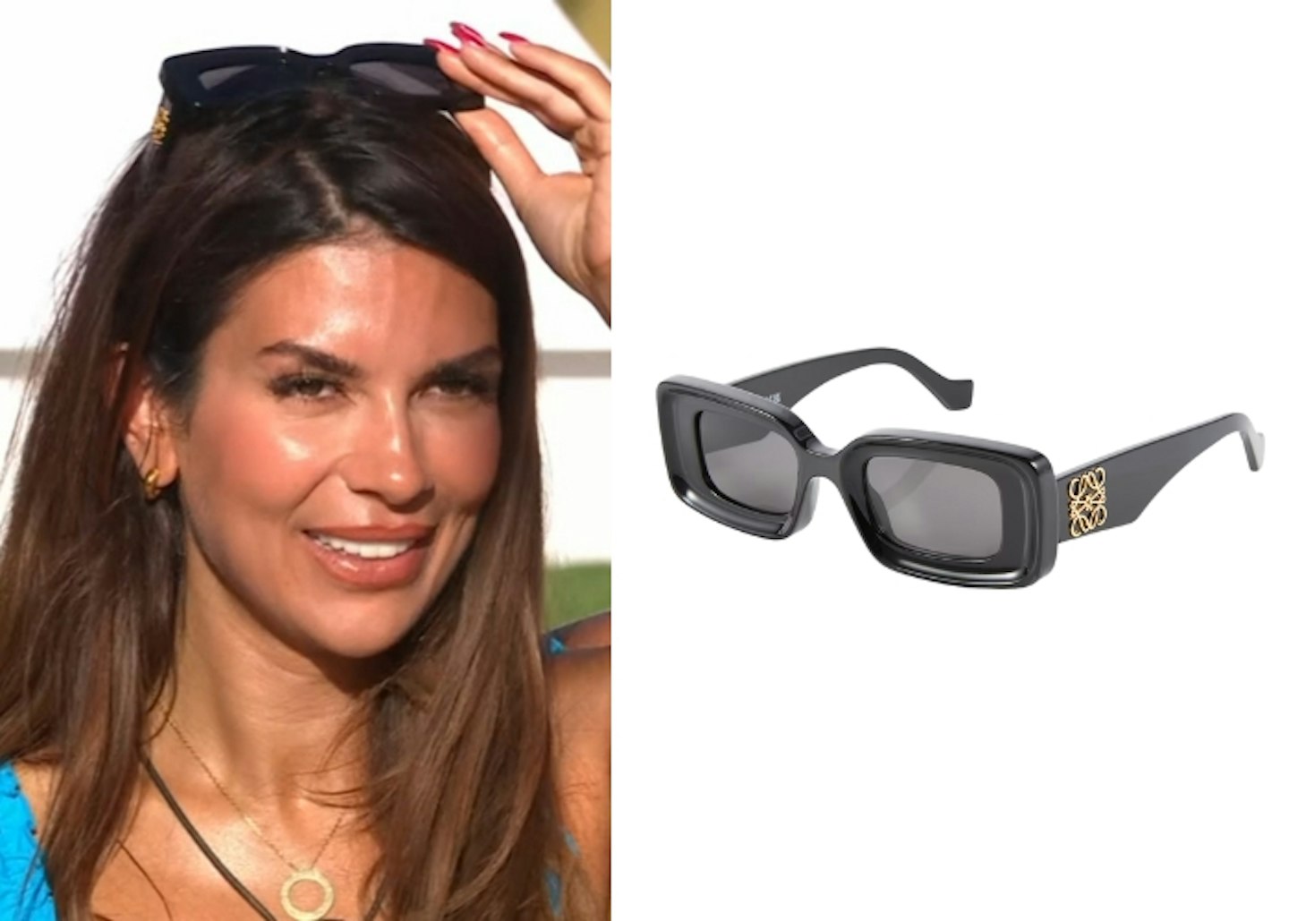 Ekin-Su Cülcüloğlu's Loewe Sunglasses