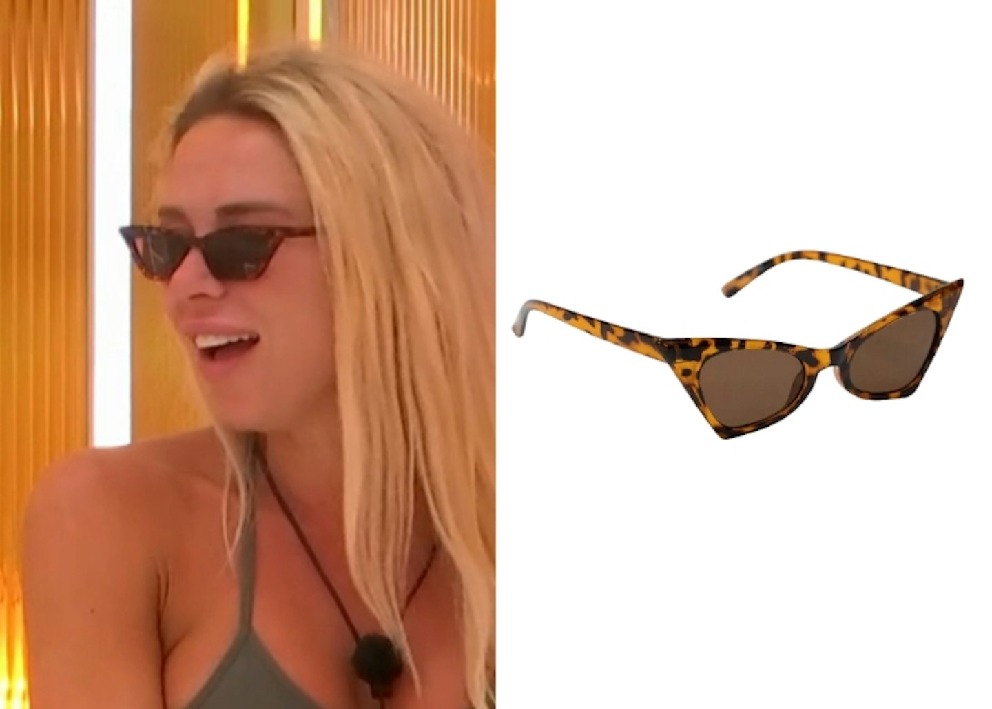 Gabby Allen's Tortoiseshell Cat Eye Sunglasses