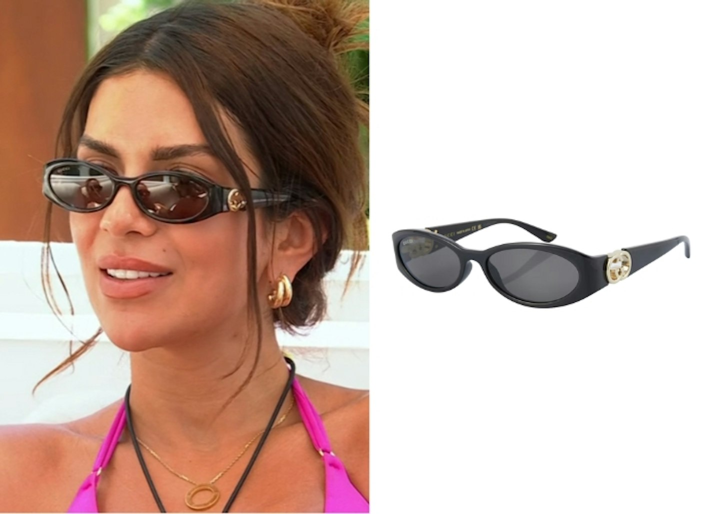 Ekin-Su Cülcüloğlu's Gucci Sunglasses