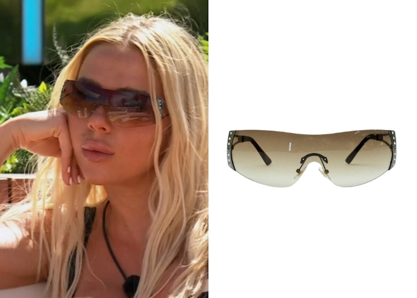 Gabby Allen's Y2K Wraparound Sunglasses