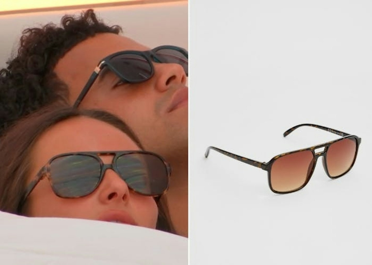Lauren Wood's Tortoiseshell Pilot Sunglasses