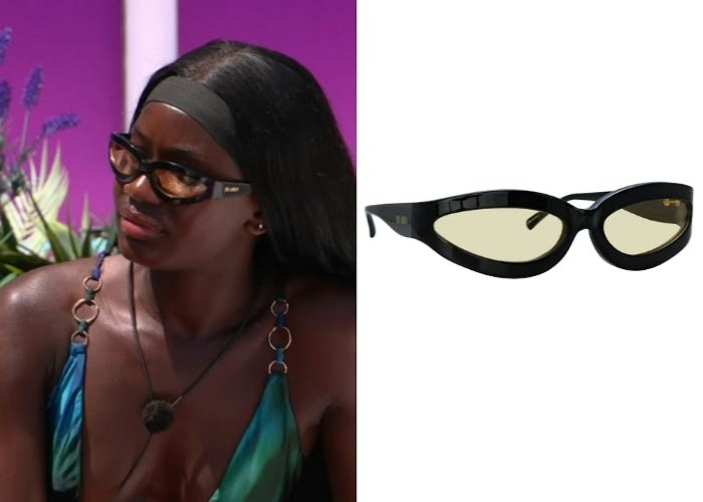 Billykiss Azeez's The Attico Sunglasses