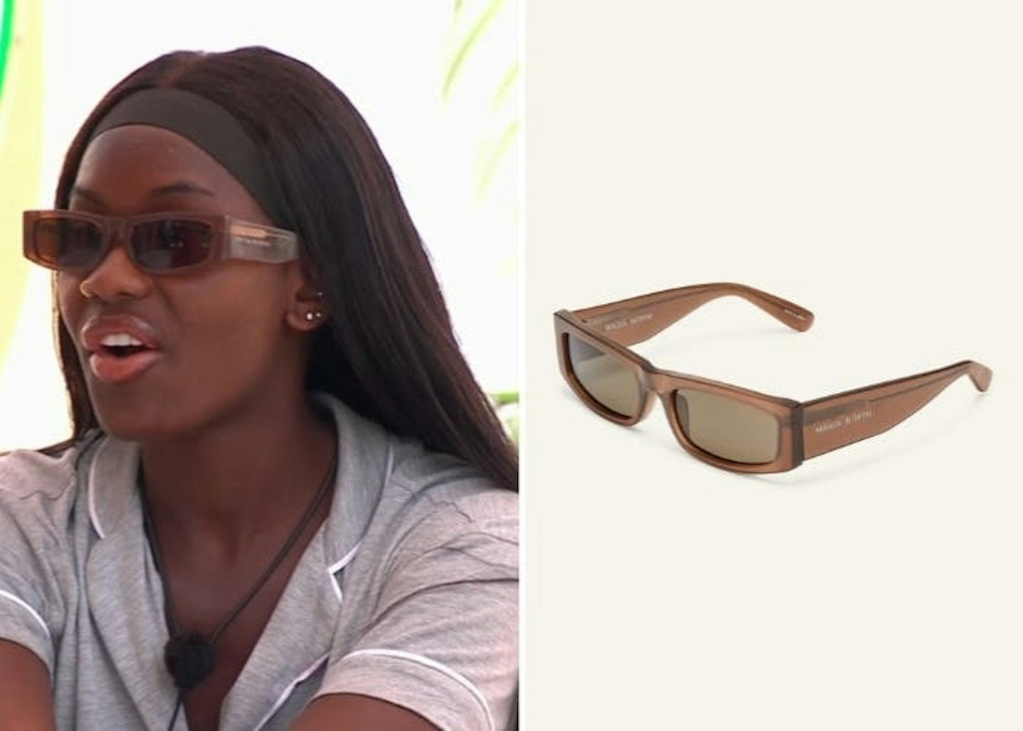Billykiss Azeez's Magda Butrym Sunglasses