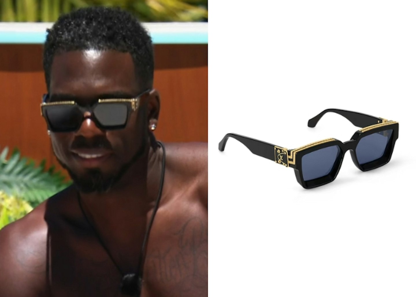 Marcel Sommerville's Louis Vuitton 1.1 Millionaire Sunglasses