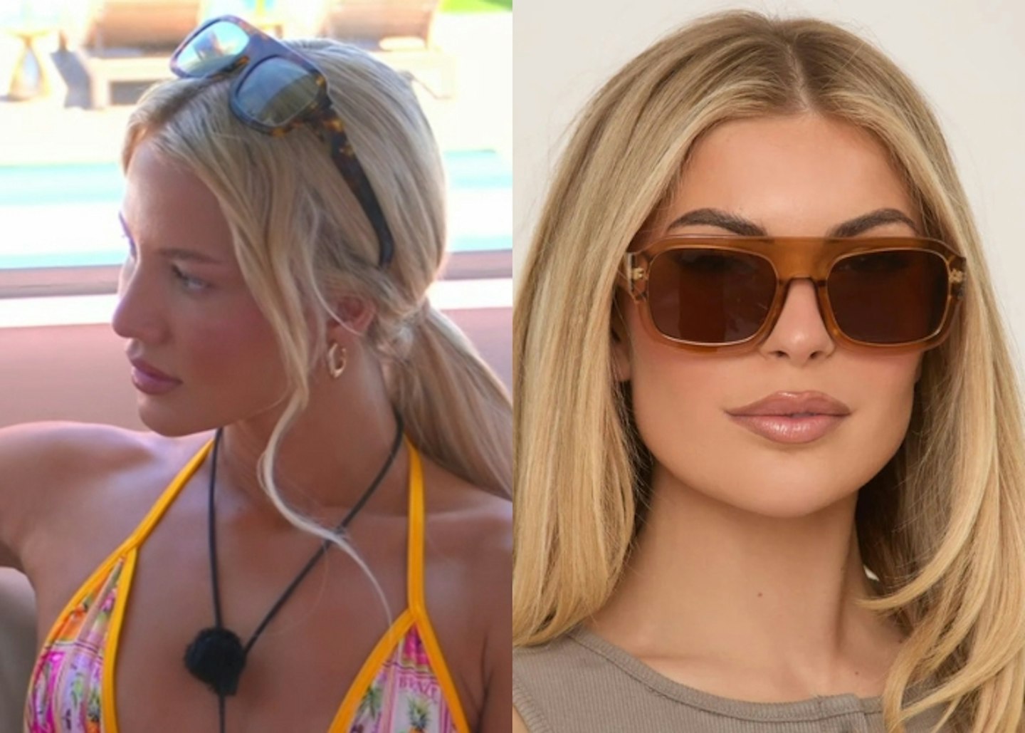 Grace Jackson's Chunky Frame Sunglasses