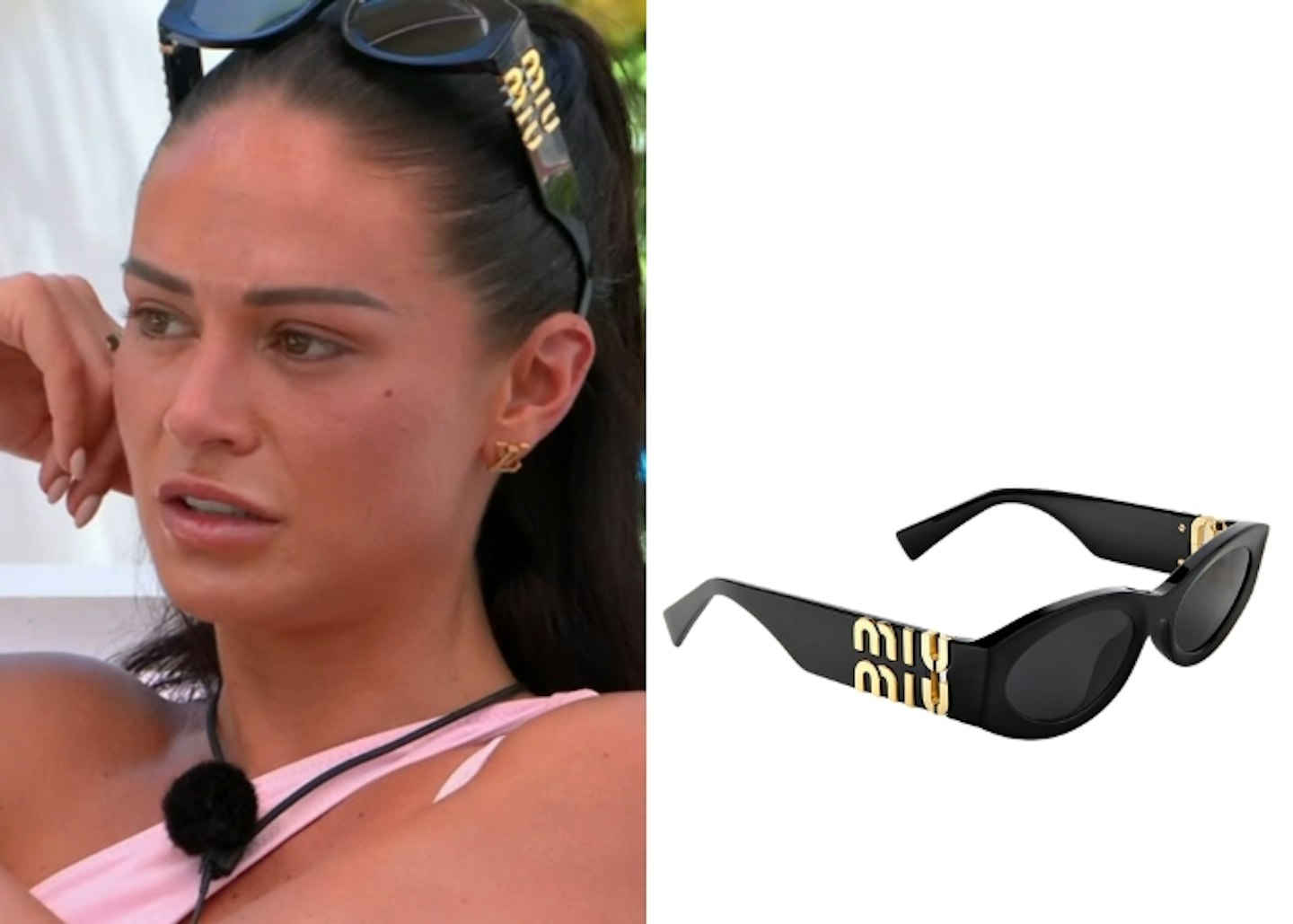 Olivia Hawkins' Miu Miu Sunglasses