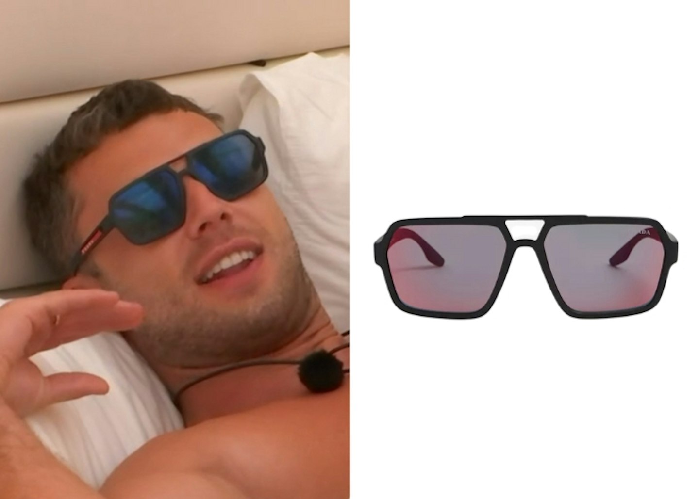 Curtis Pritchard's Prada Sunglasses